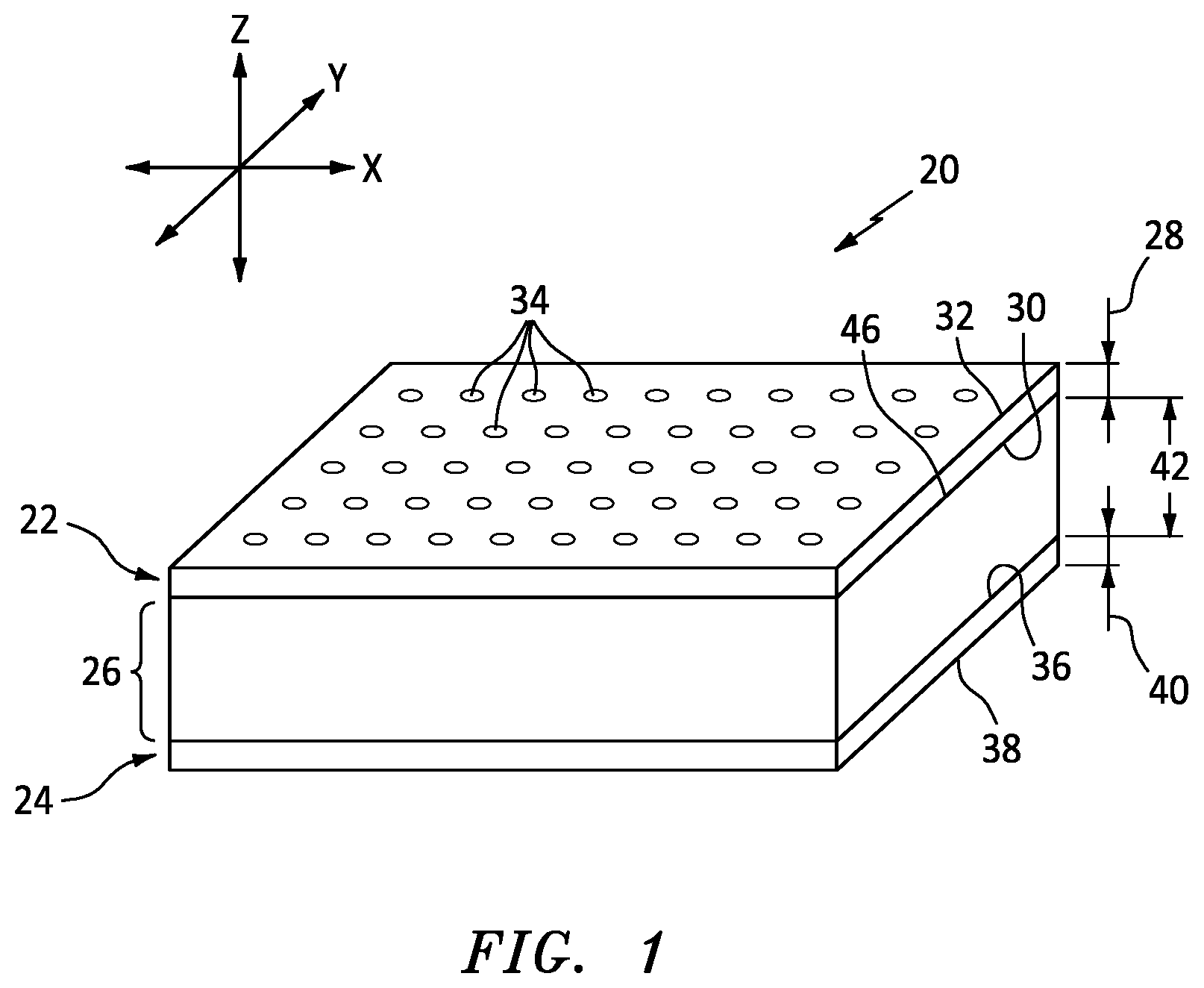 Patent US12479201 Figure 1 – Forming pattern for cellular core by folding material