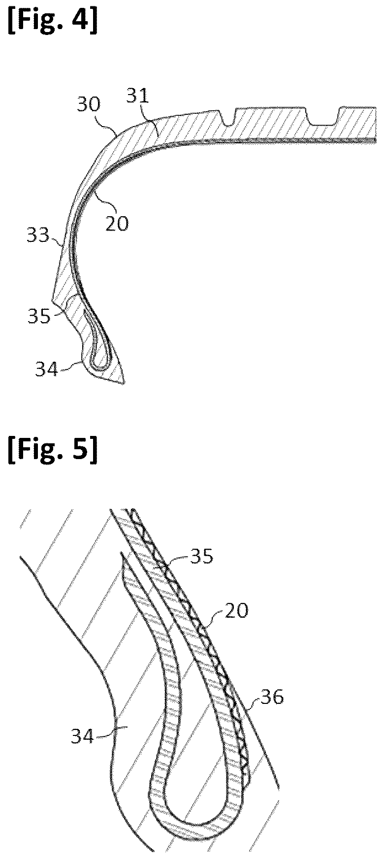 Patent US12479240 Figure 2 – Method for manufacturing an airtight layer used in the composition of a tire