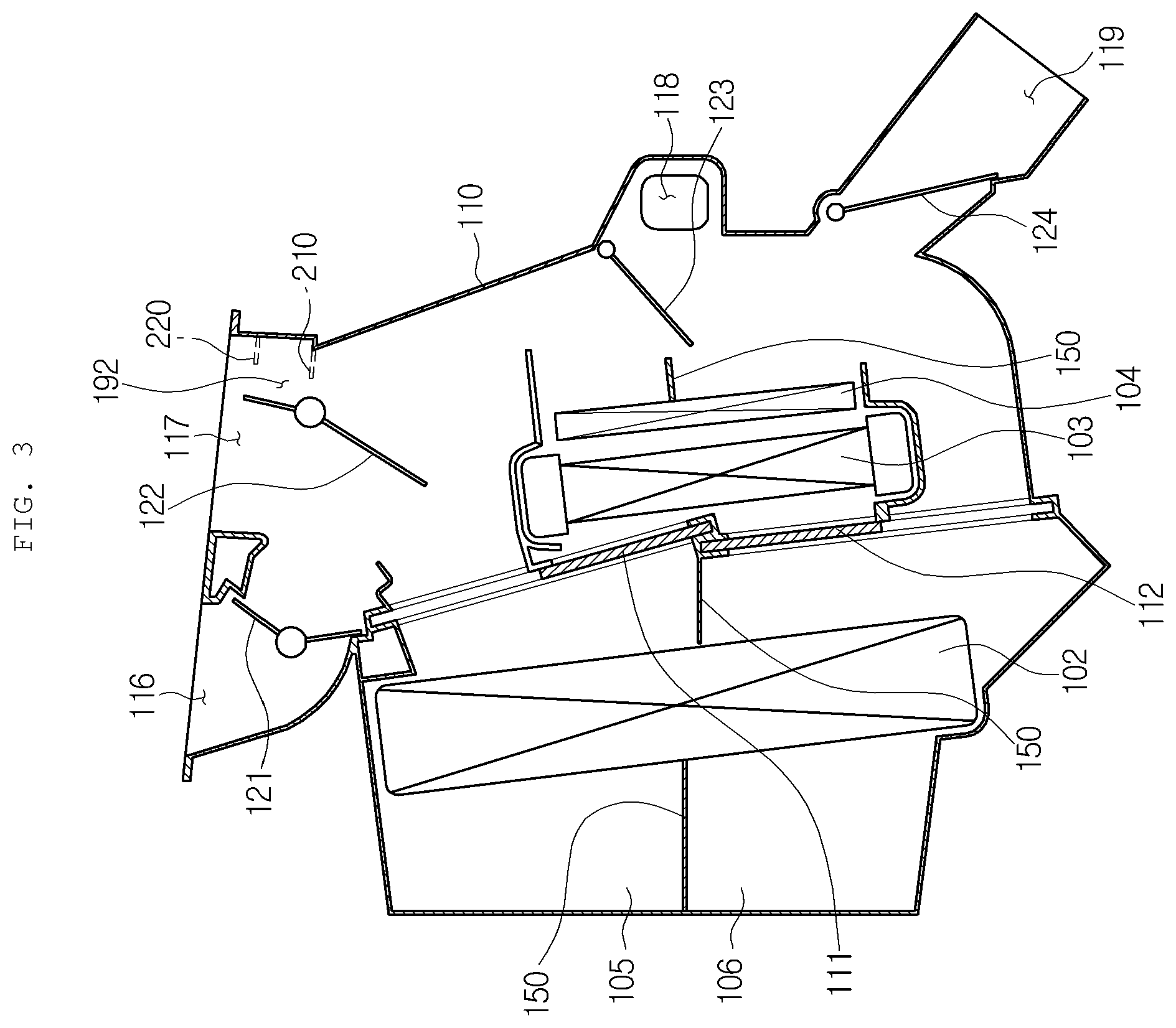 Patent US12479266 Figure 3 – Air conditioner for vehicle