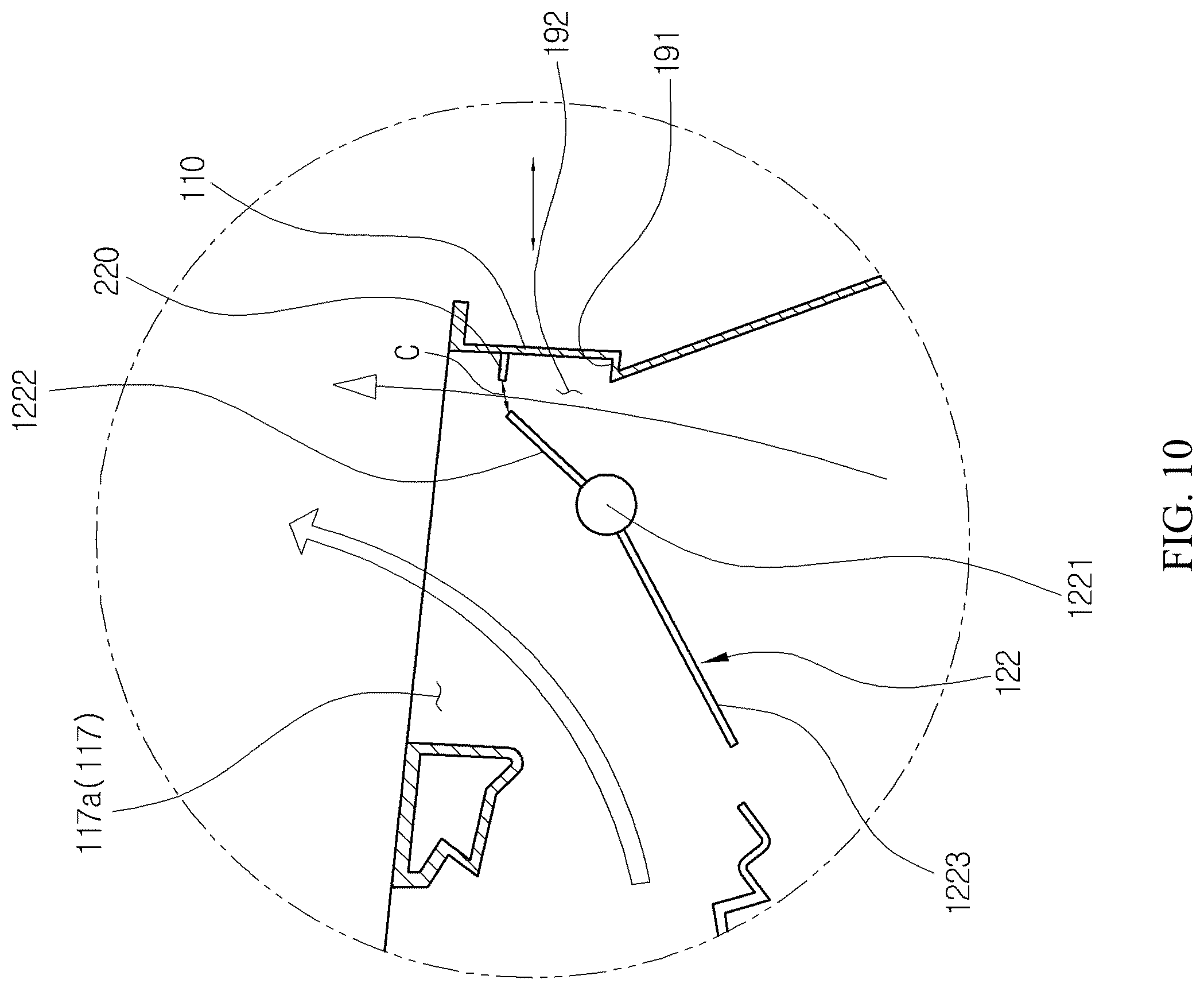 Patent US12479266 Figure 10 – Air conditioner for vehicle