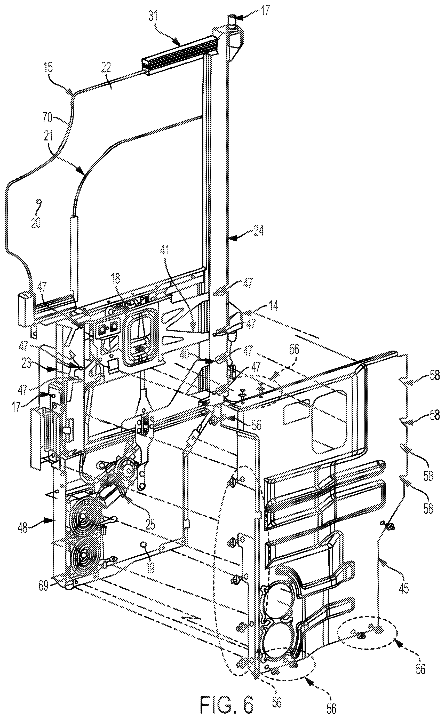 Patent US12479272 Figure 6 – Enclosure for a vehicle system