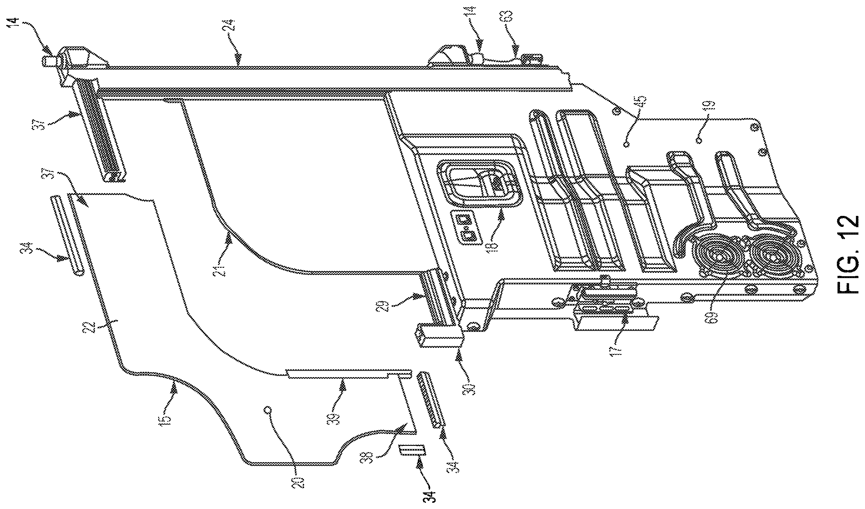 Patent US12479272 Figure 12 – Enclosure for a vehicle system