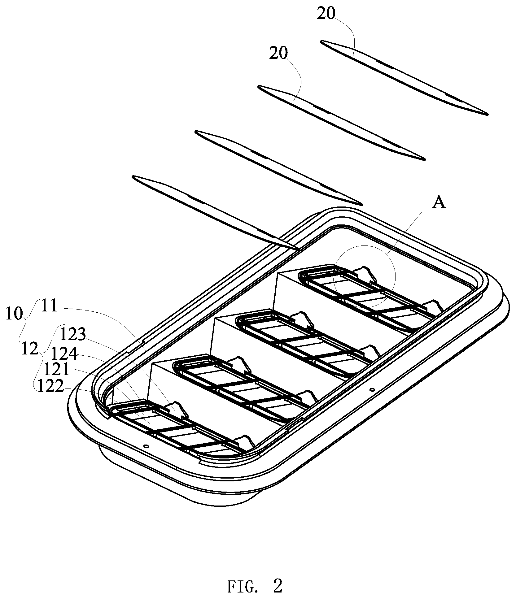 Patent US12479273 Figure 2 – Ventilation device for air flowing inside and outside a vehicle