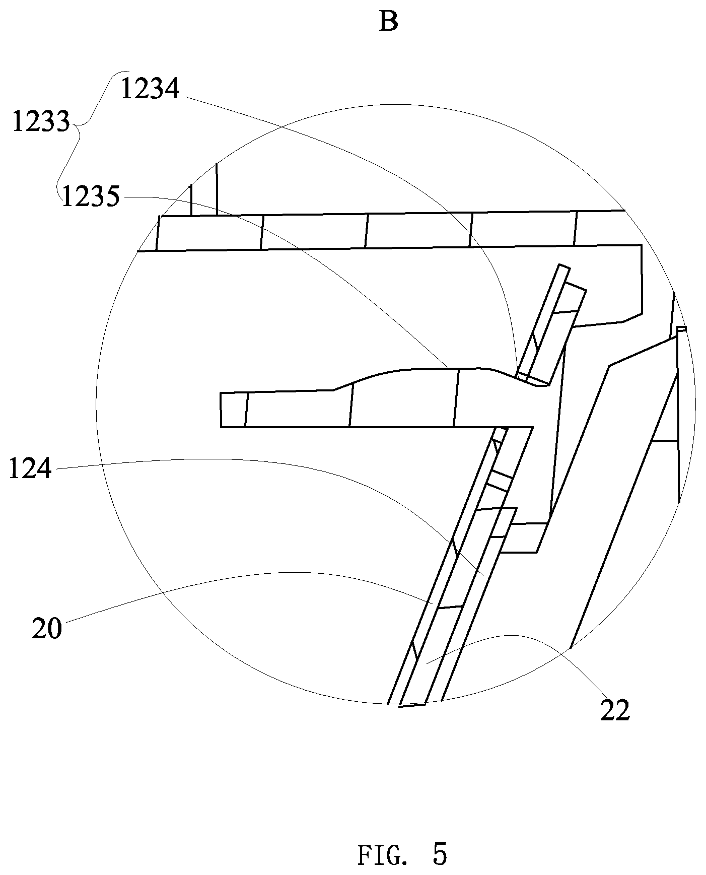 Patent US12479273 Figure 5 – Ventilation device for air flowing inside and outside a vehicle