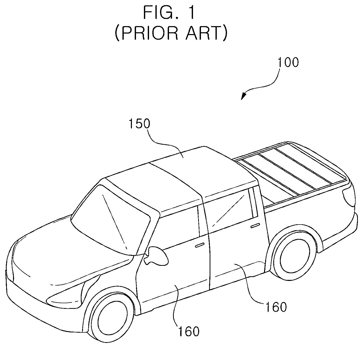 Patent US12479279 Figure 1 – Roof side rail for vehicles