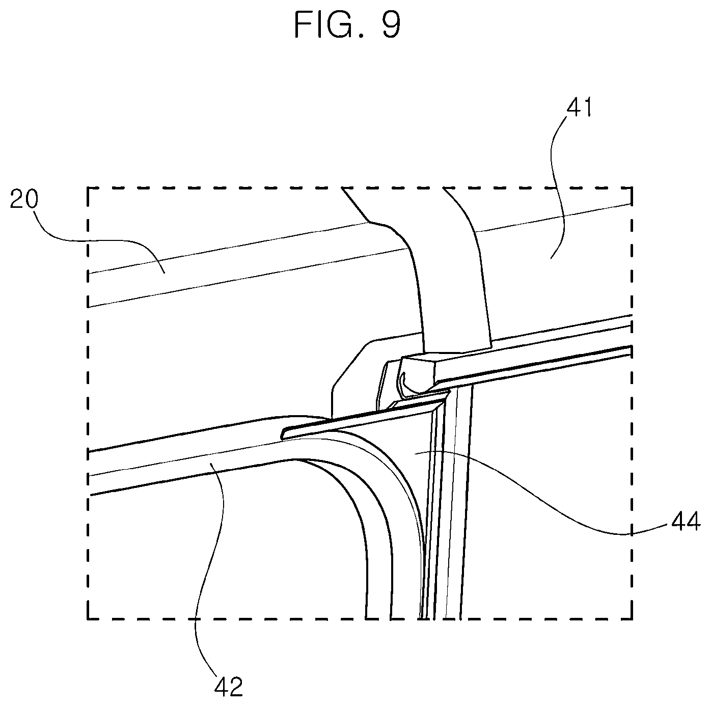 Patent US12479279 Figure 8 – Roof side rail for vehicles