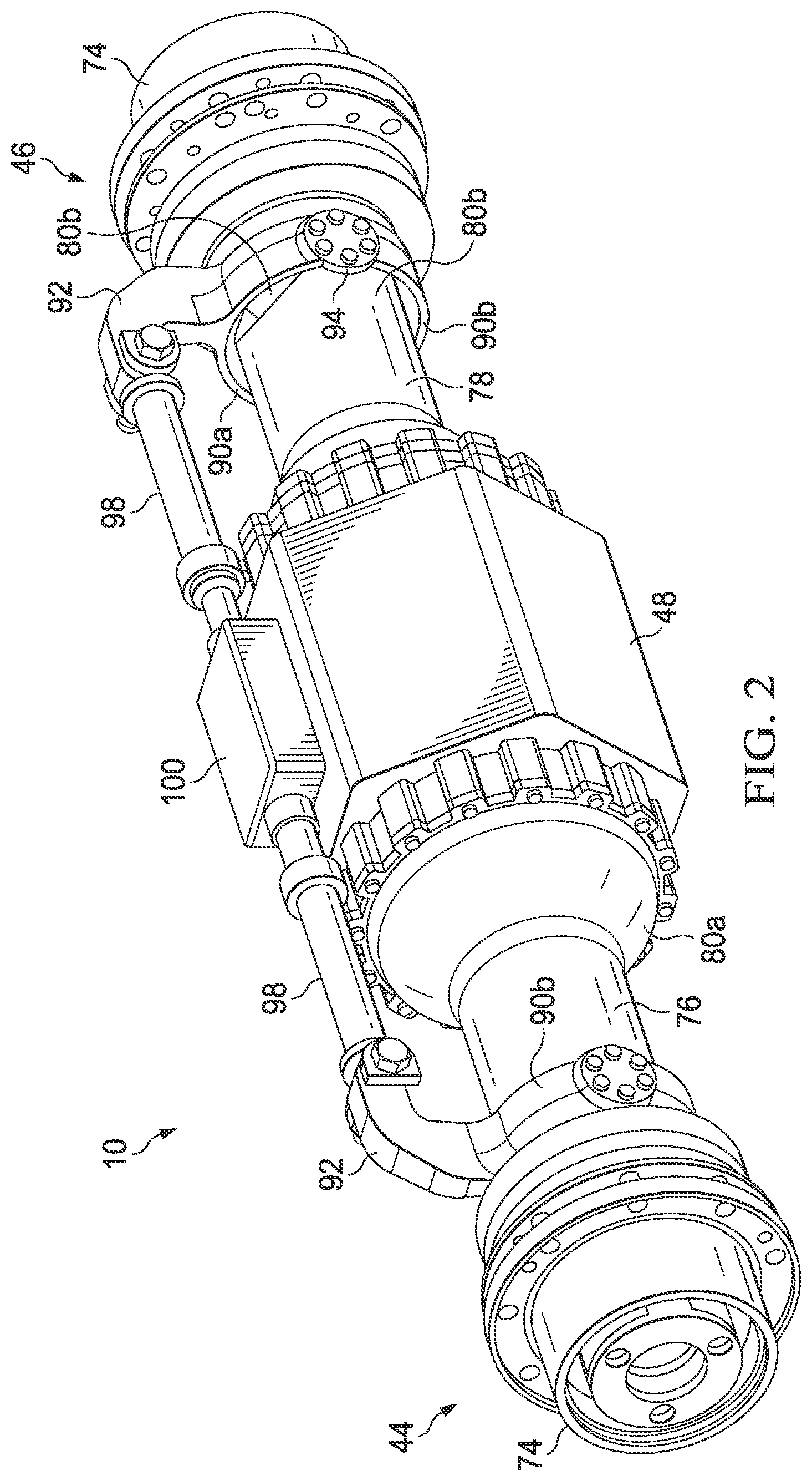 Patent US12479282 Figure 2 – Electric drivetrain