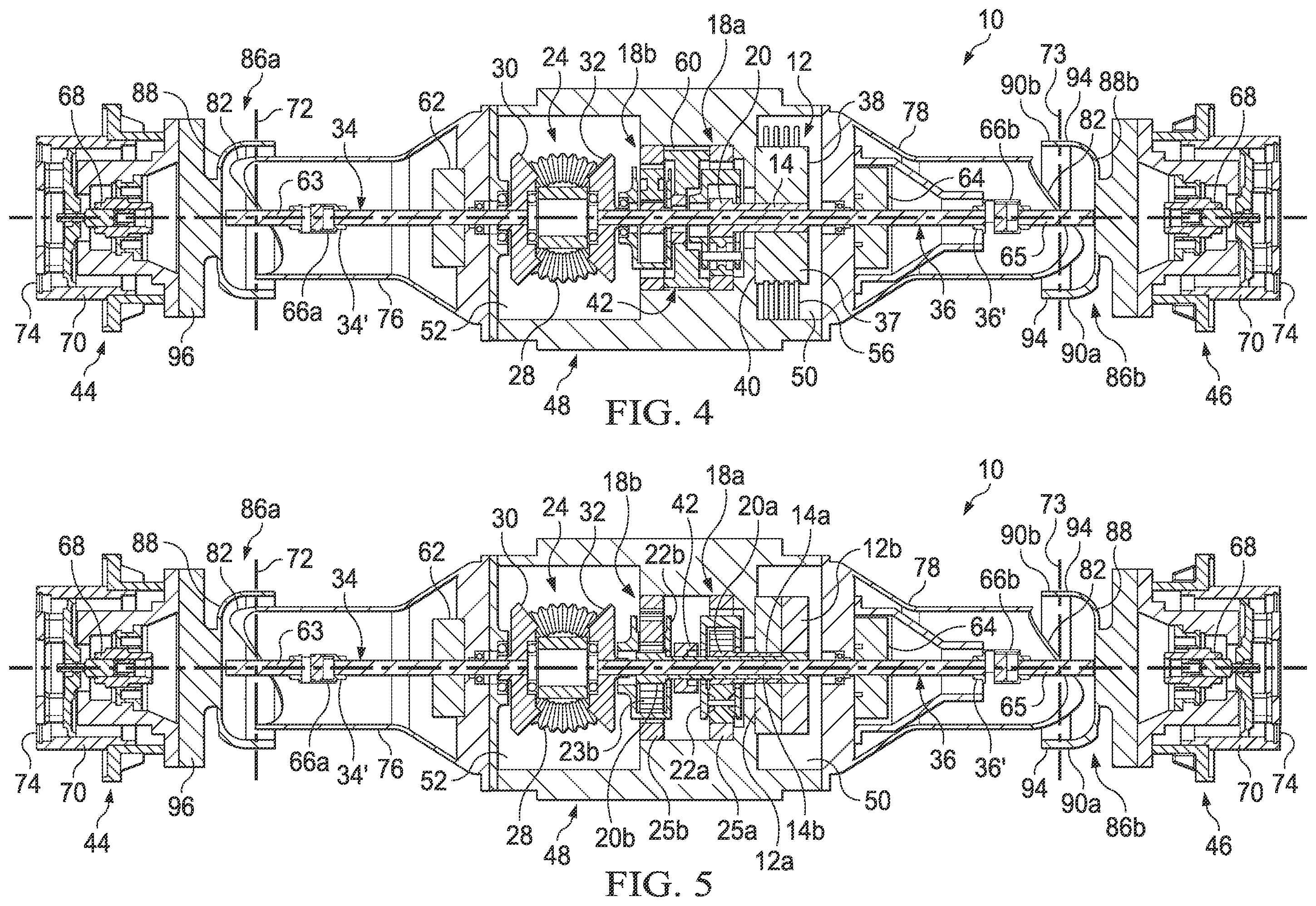 Patent US12479282 Figure 4 – Electric drivetrain