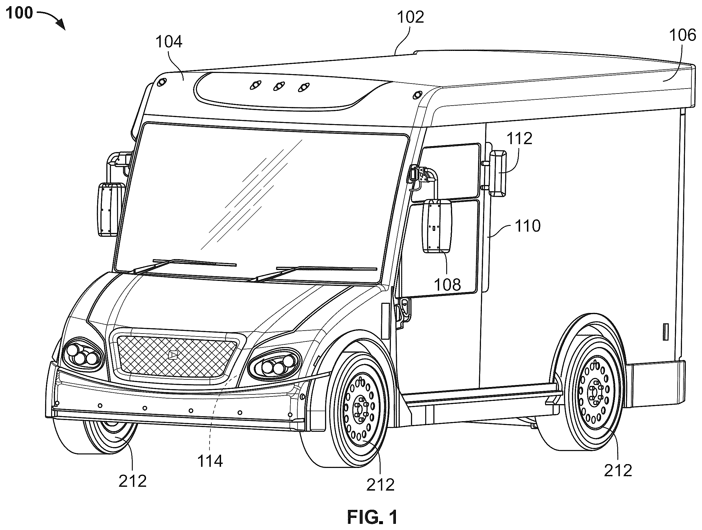 Patent US12479284 Figure 1 – Land vehicles incorporating electric motors and methods therefor