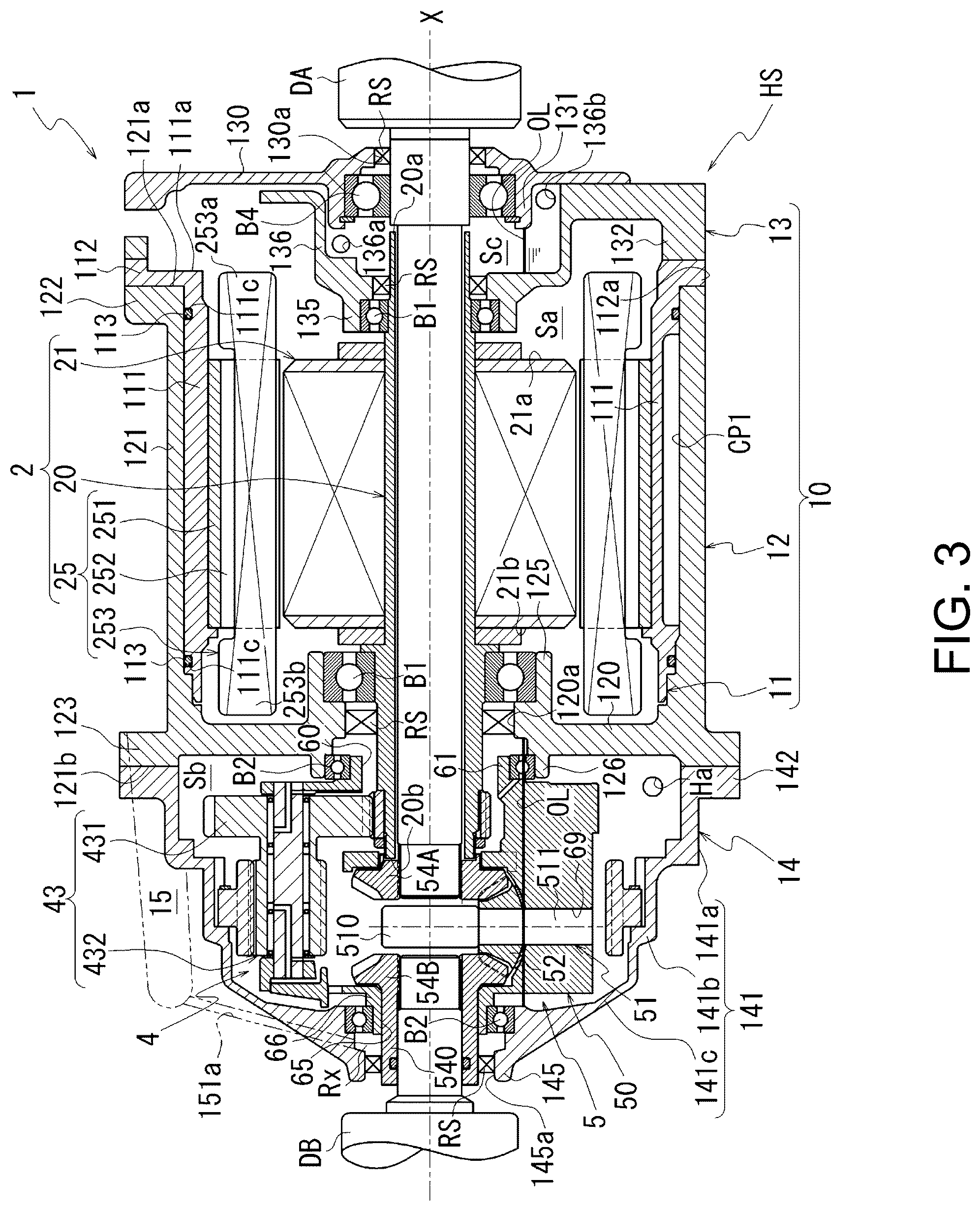 Patent US12479287 Figure 3 – Motor case combination unit
