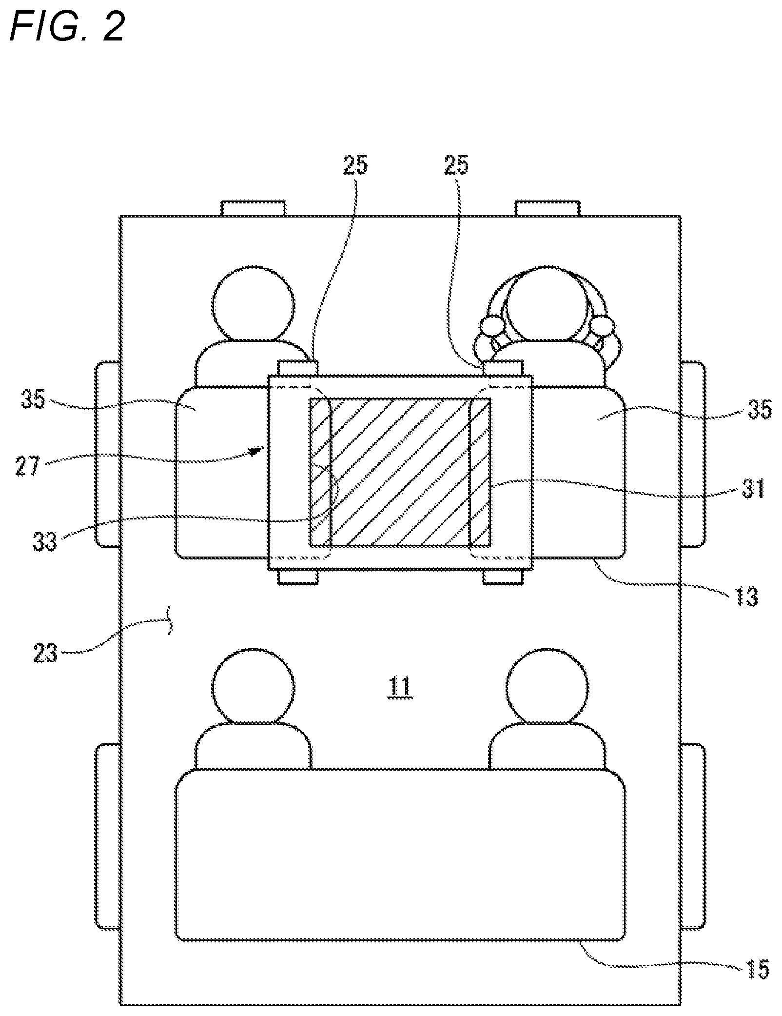 Patent US12479298 Figure 2 – In-vehicle display device
