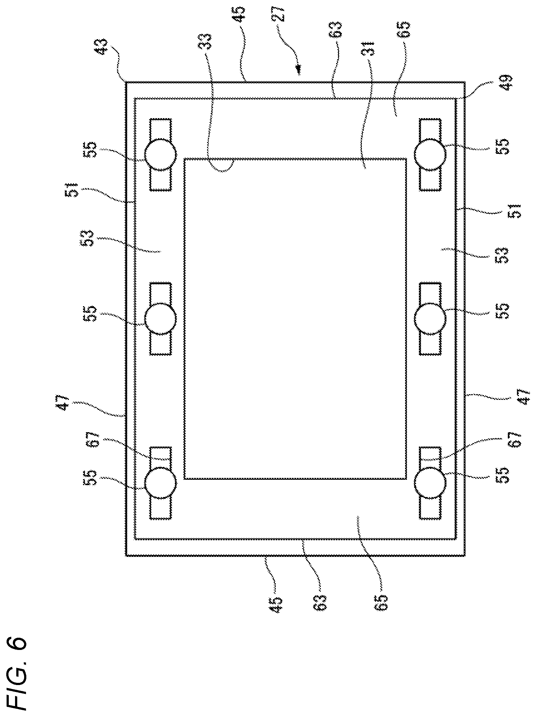 Patent US12479298 Figure 6 – In-vehicle display device