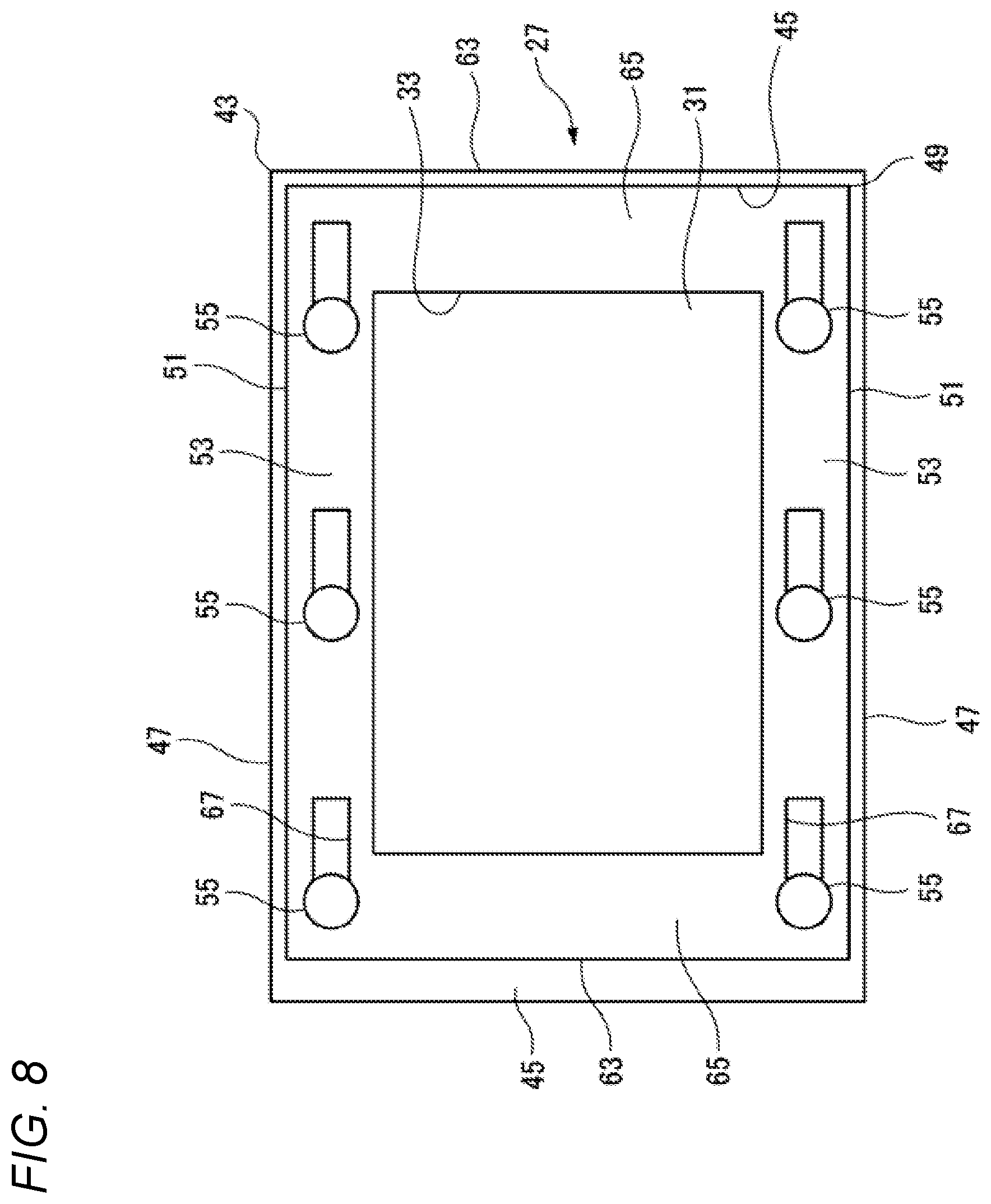Patent US12479298 Figure 8 – In-vehicle display device