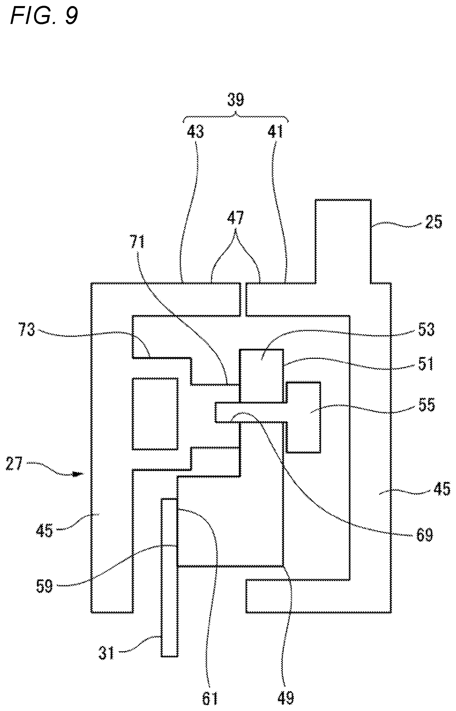 Patent US12479298 Figure 9 – In-vehicle display device