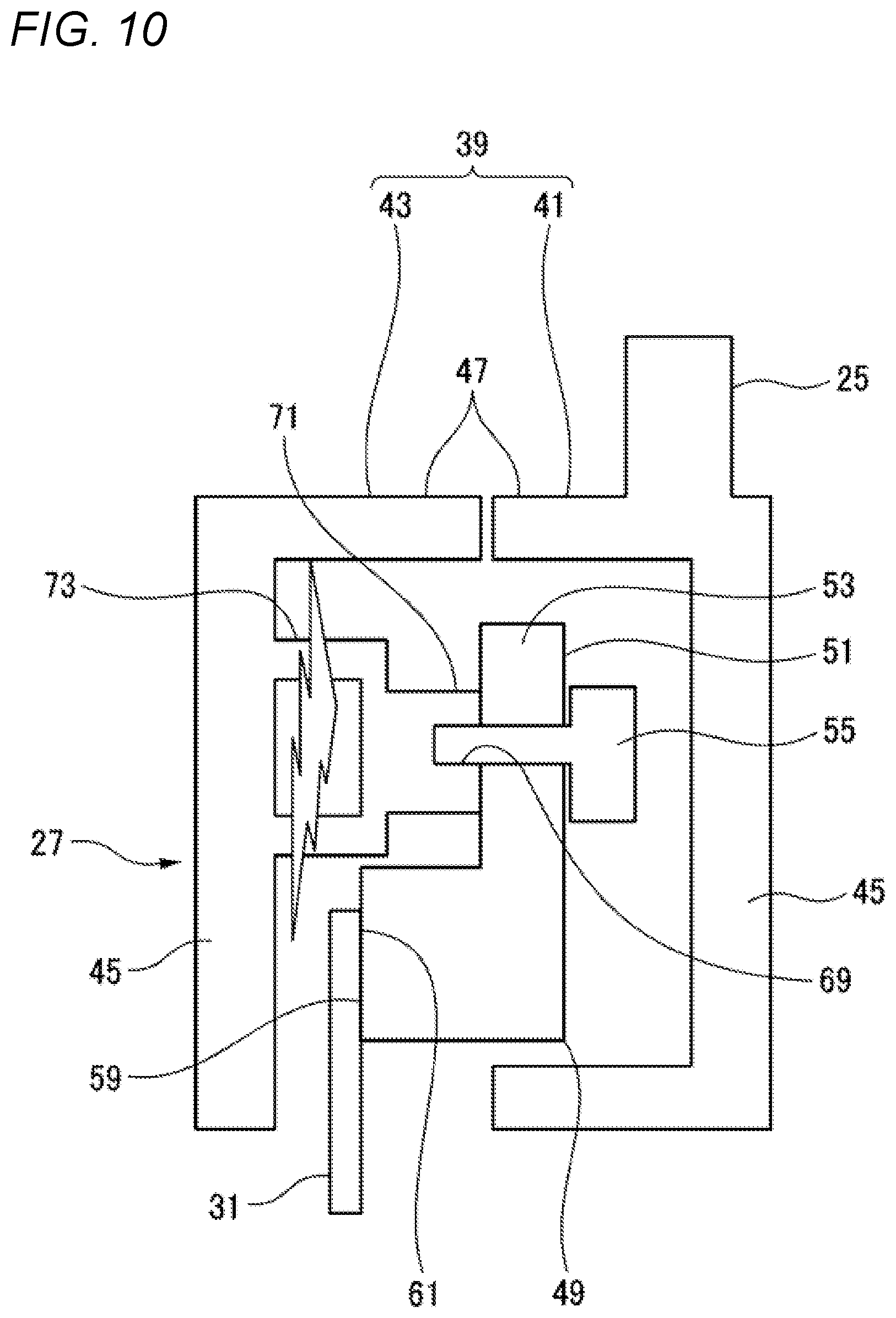 Patent US12479298 Figure 10 – In-vehicle display device