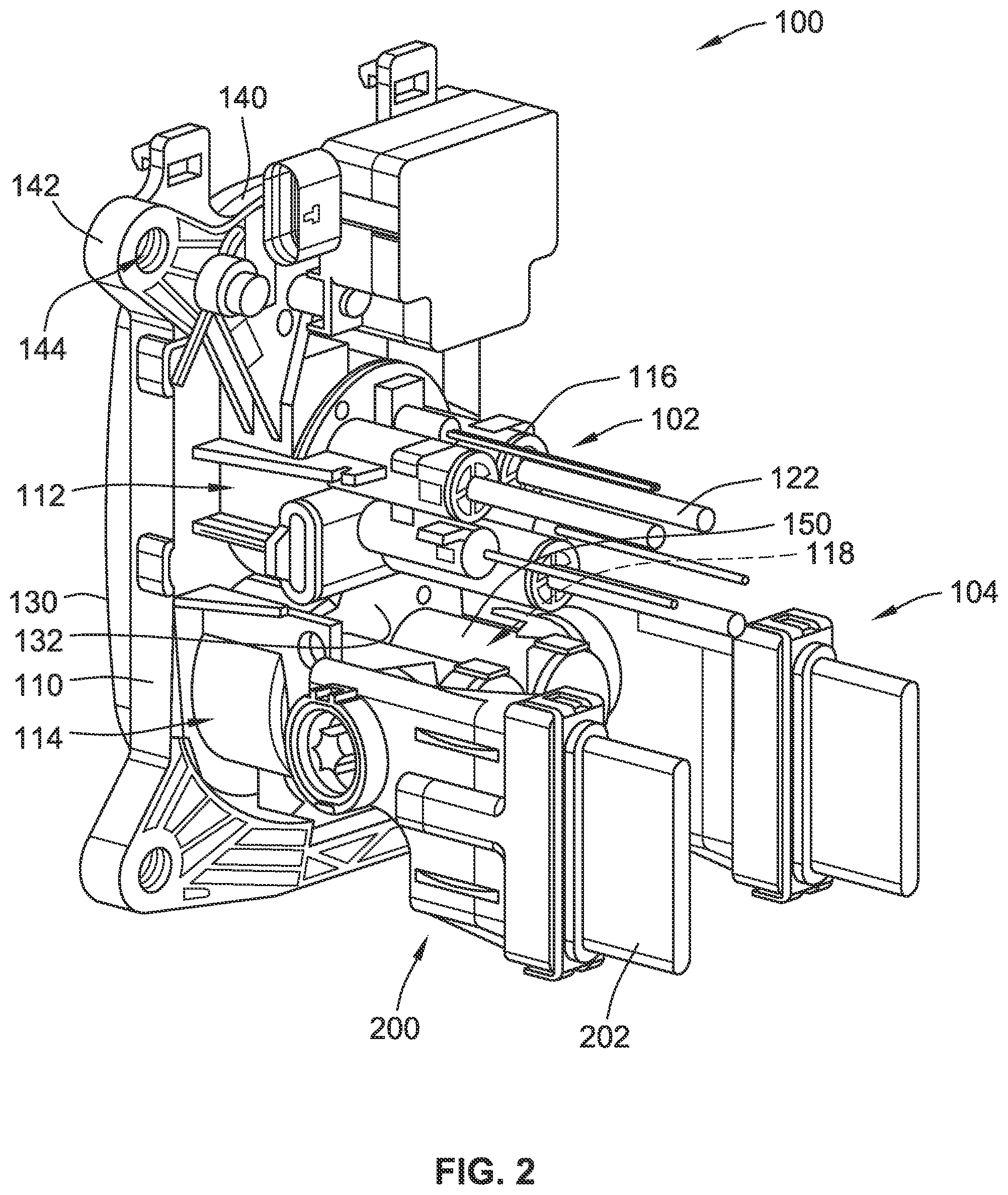 Patent US12479318 Figure 2 – Charging inlet assembly having a power harness