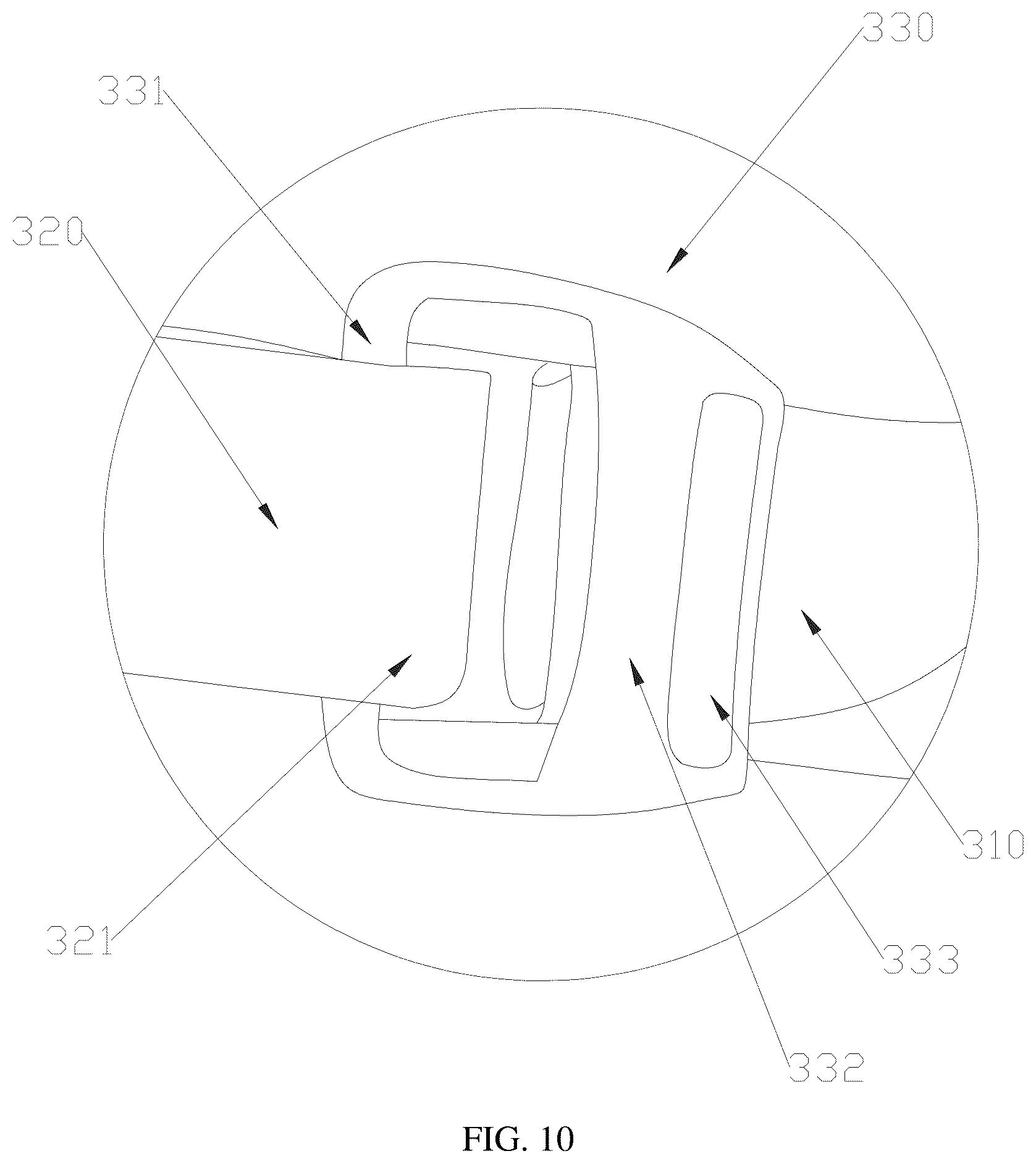 Patent US12479340 Figure 10 – Child safety seat
