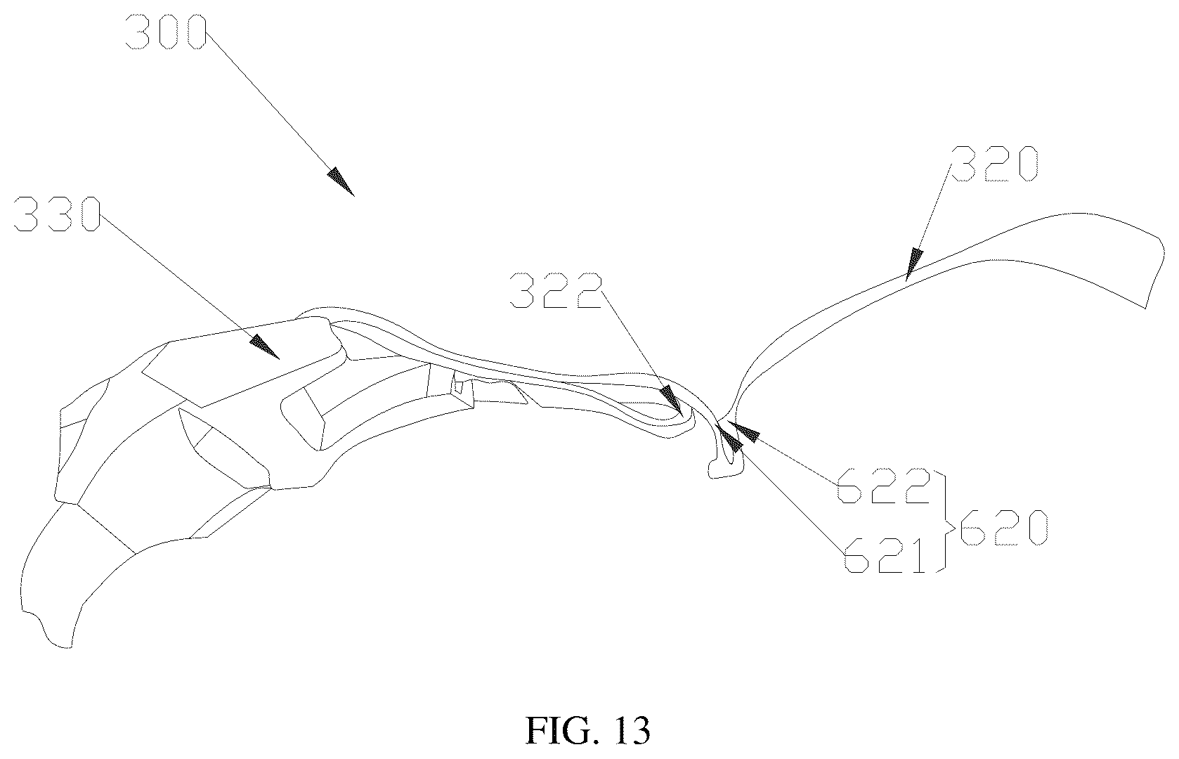 Patent US12479340 Figure 13 – Child safety seat