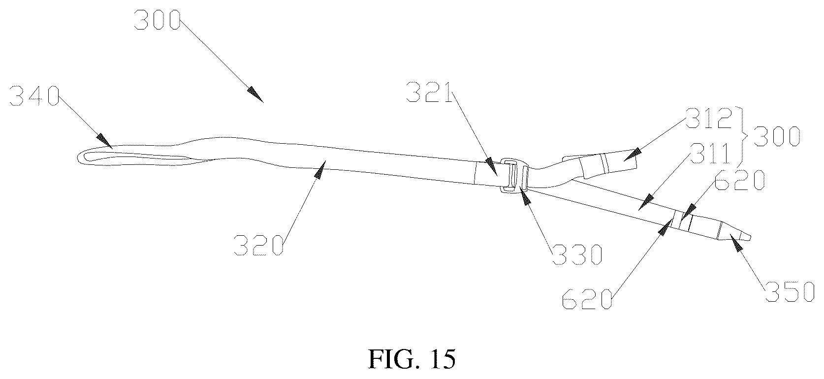 Patent US12479340 Figure 15 – Child safety seat