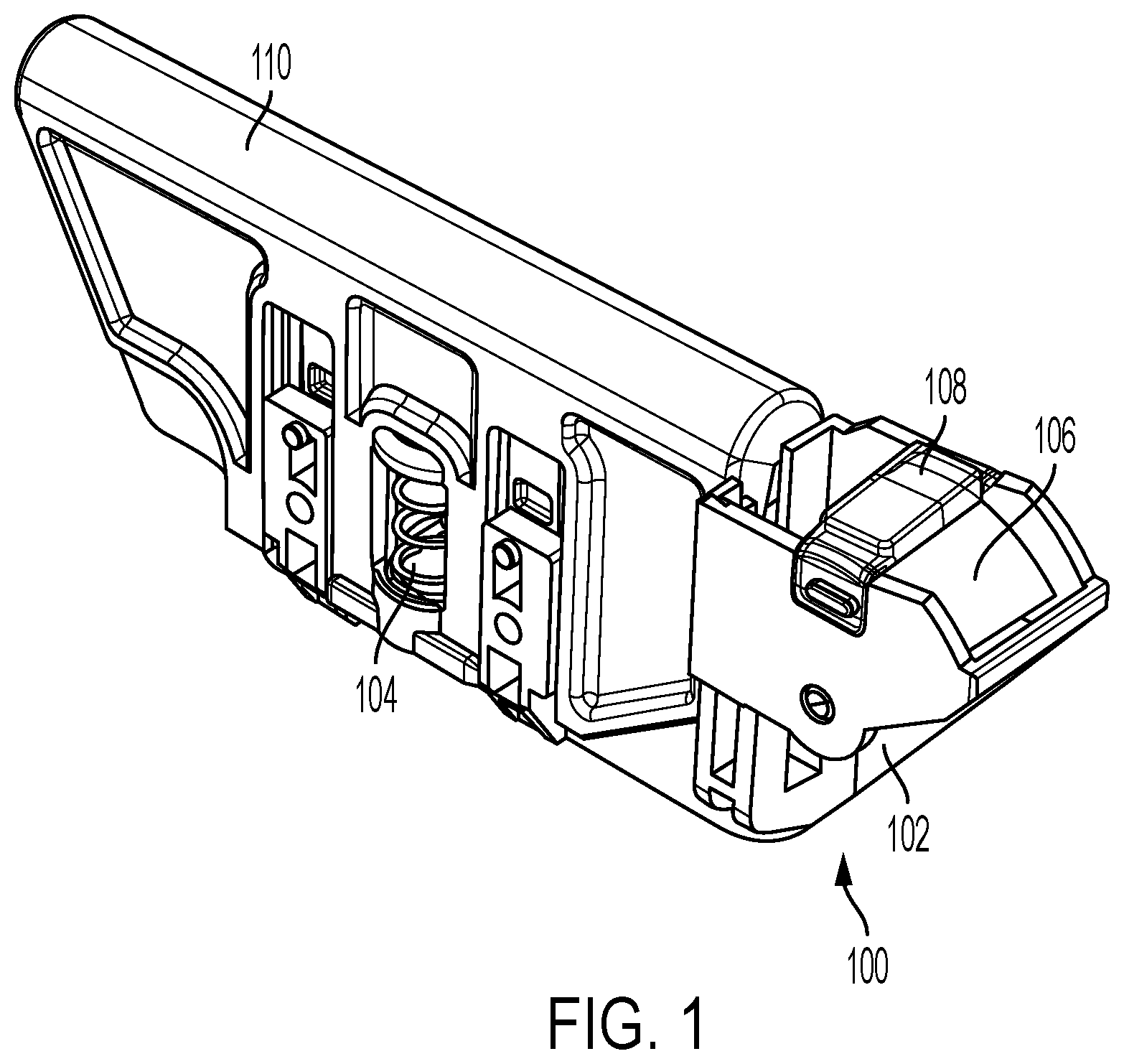 Patent US12479341 Figure 1 – Car seat belt tension indicator
