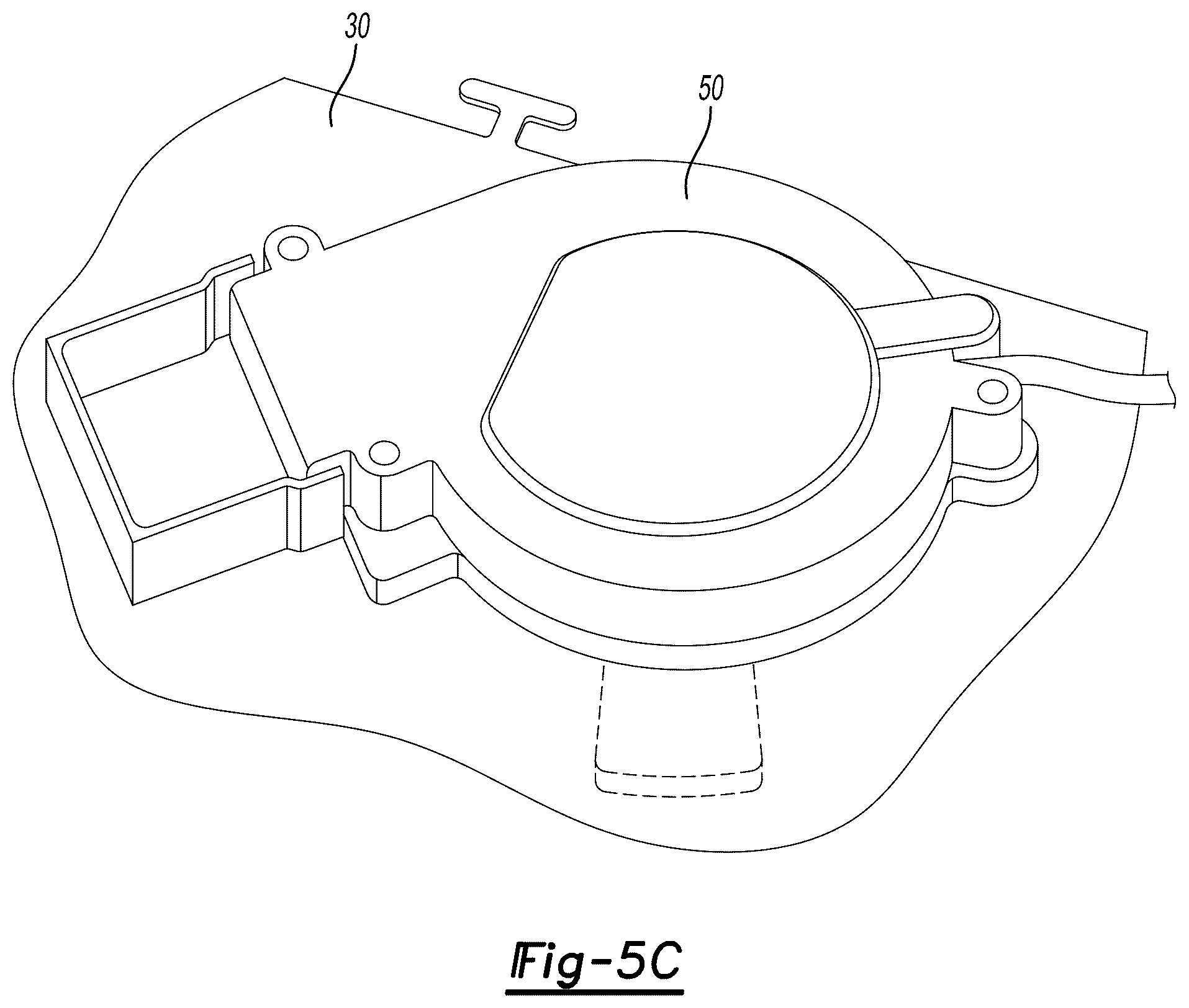 Patent US12479343 Figure 5 – Modular fan attachment