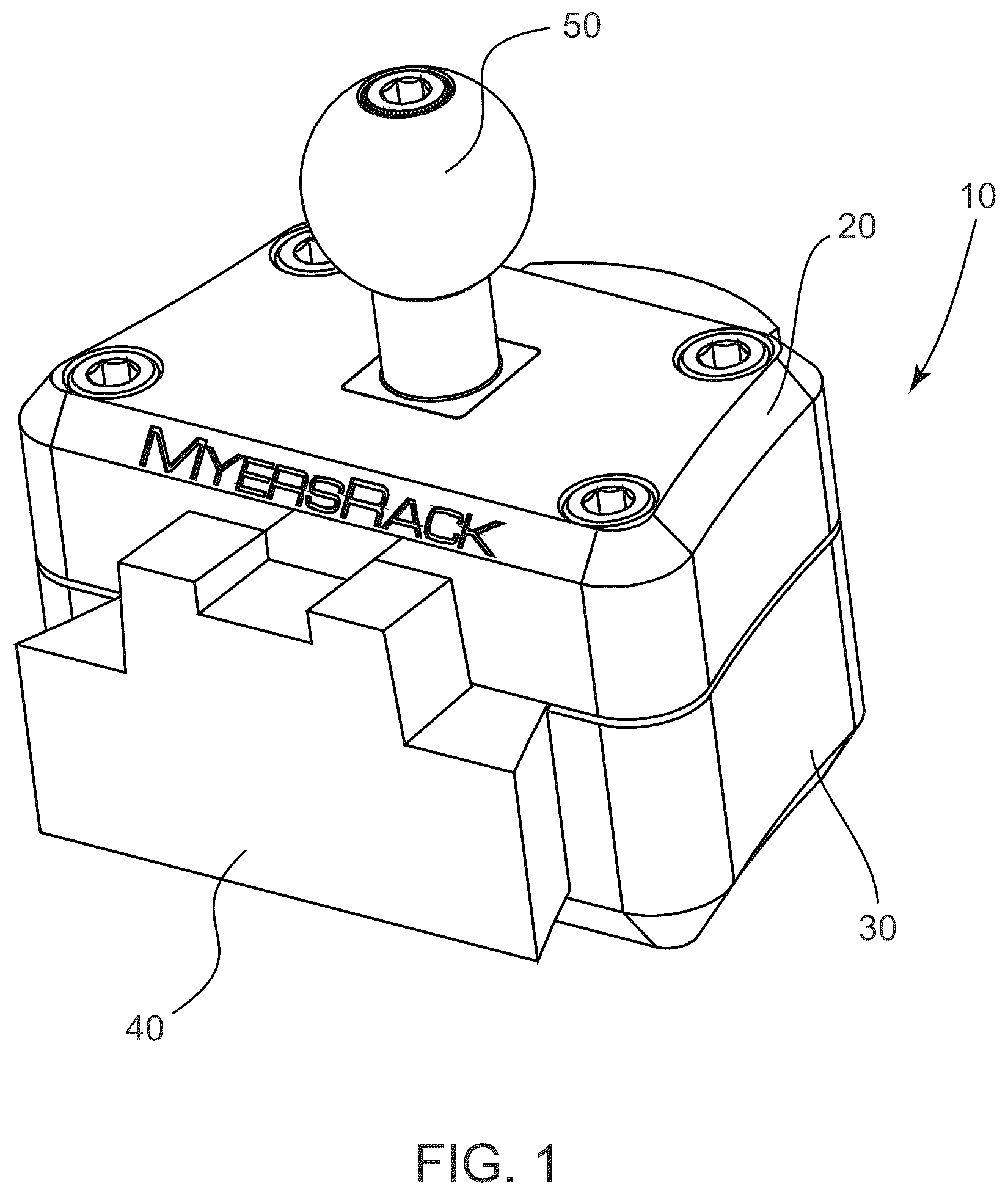 Patent US12479346 Figure 1 – Grab bar mount