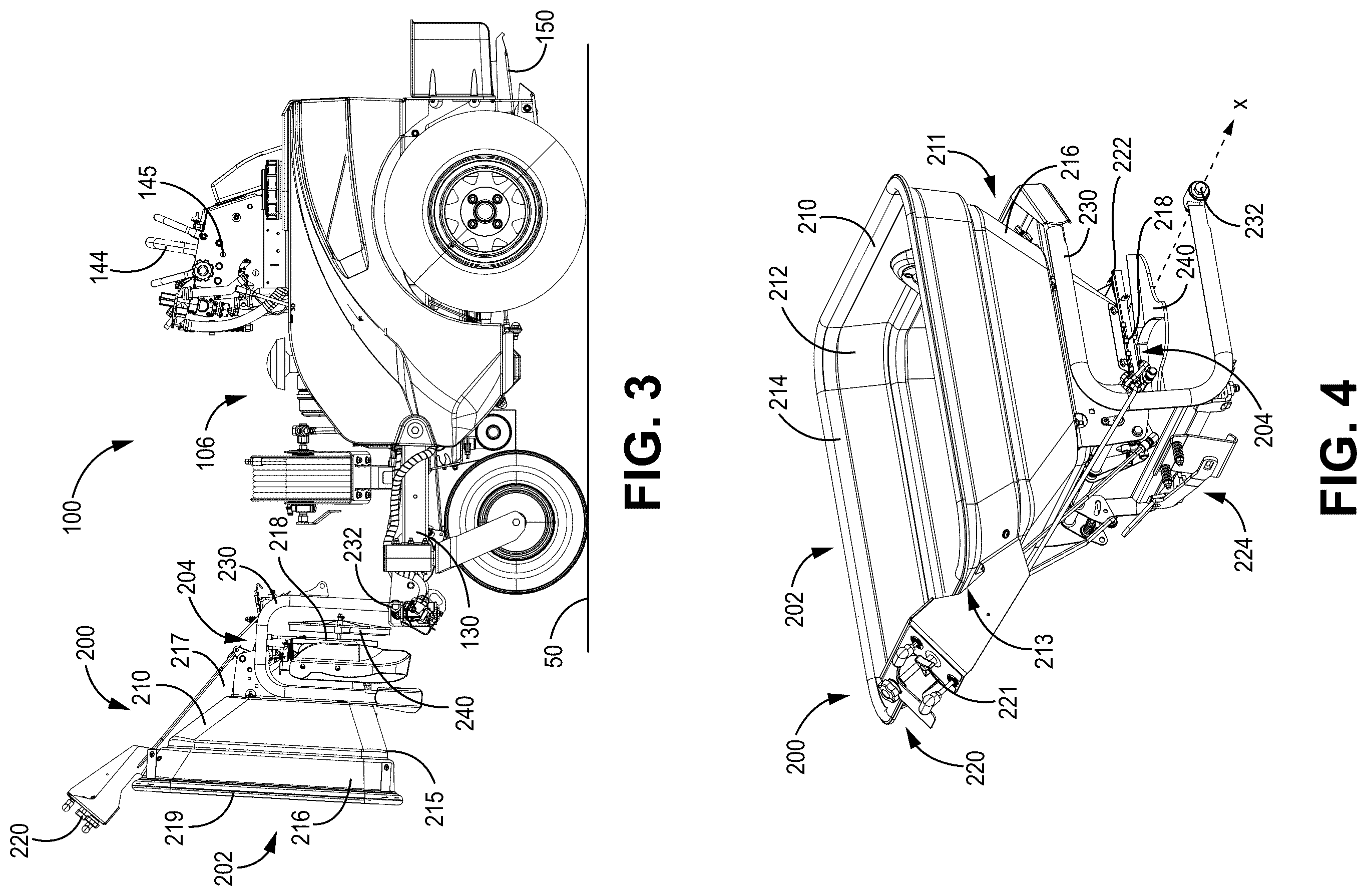 Patent US12479348 Figure 2 – Maintenance vehicle with a hopper assembly