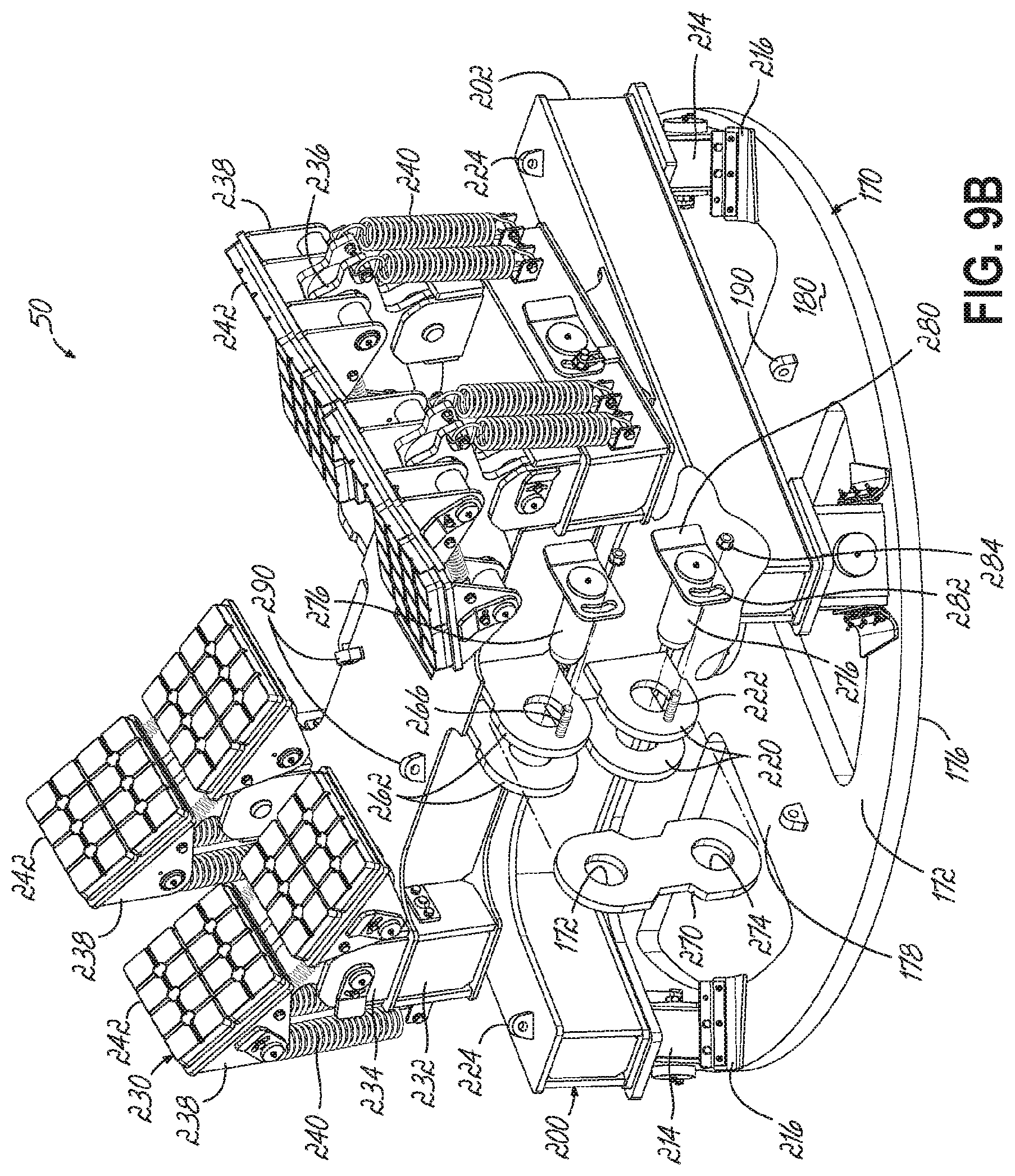 Patent US12479351 Figure 14 – Apparatuses, systems and methods for the transportation of wind turbine blades on roadways