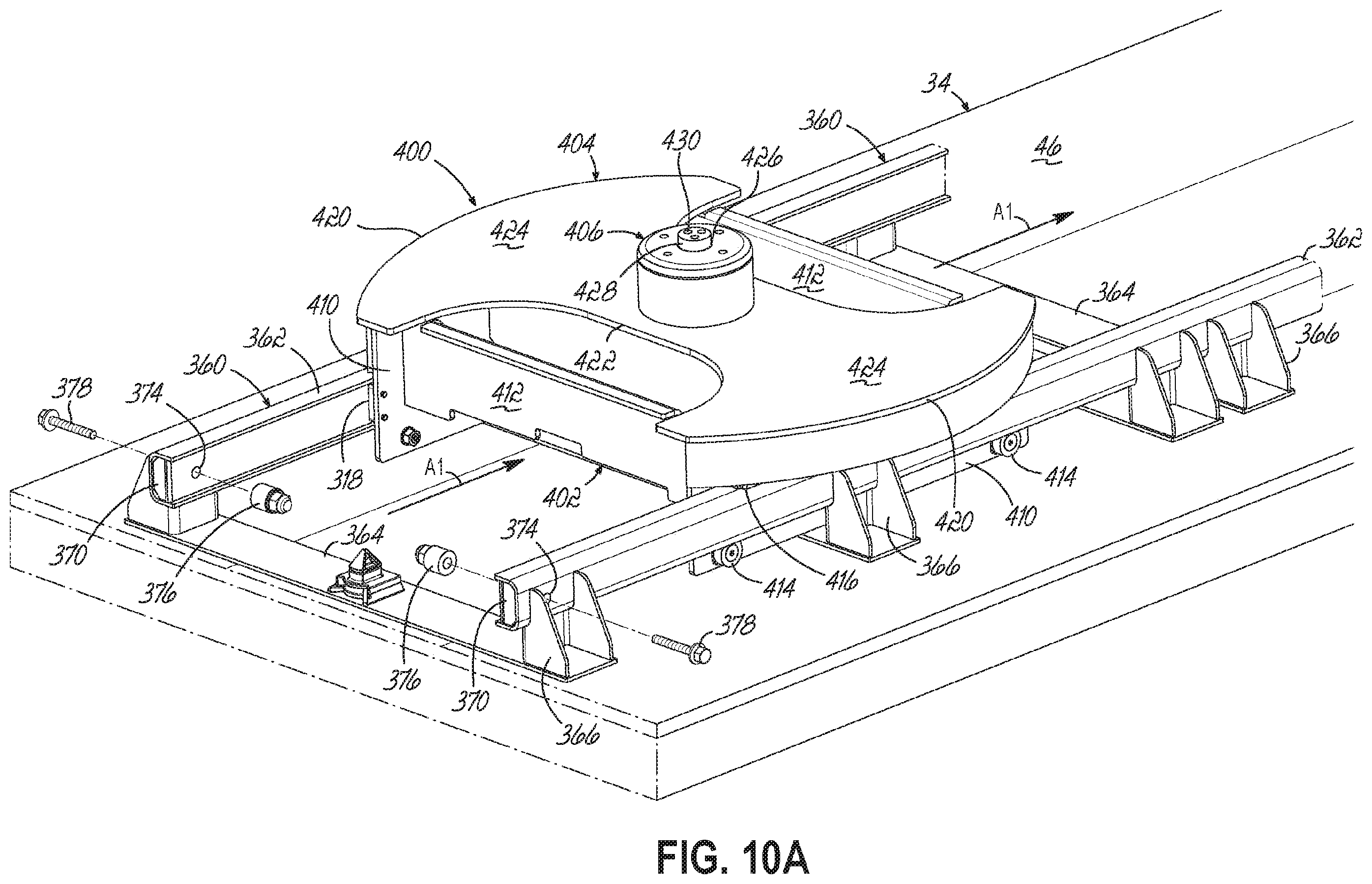 Patent US12479351 Figure 17 – Apparatuses, systems and methods for the transportation of wind turbine blades on roadways