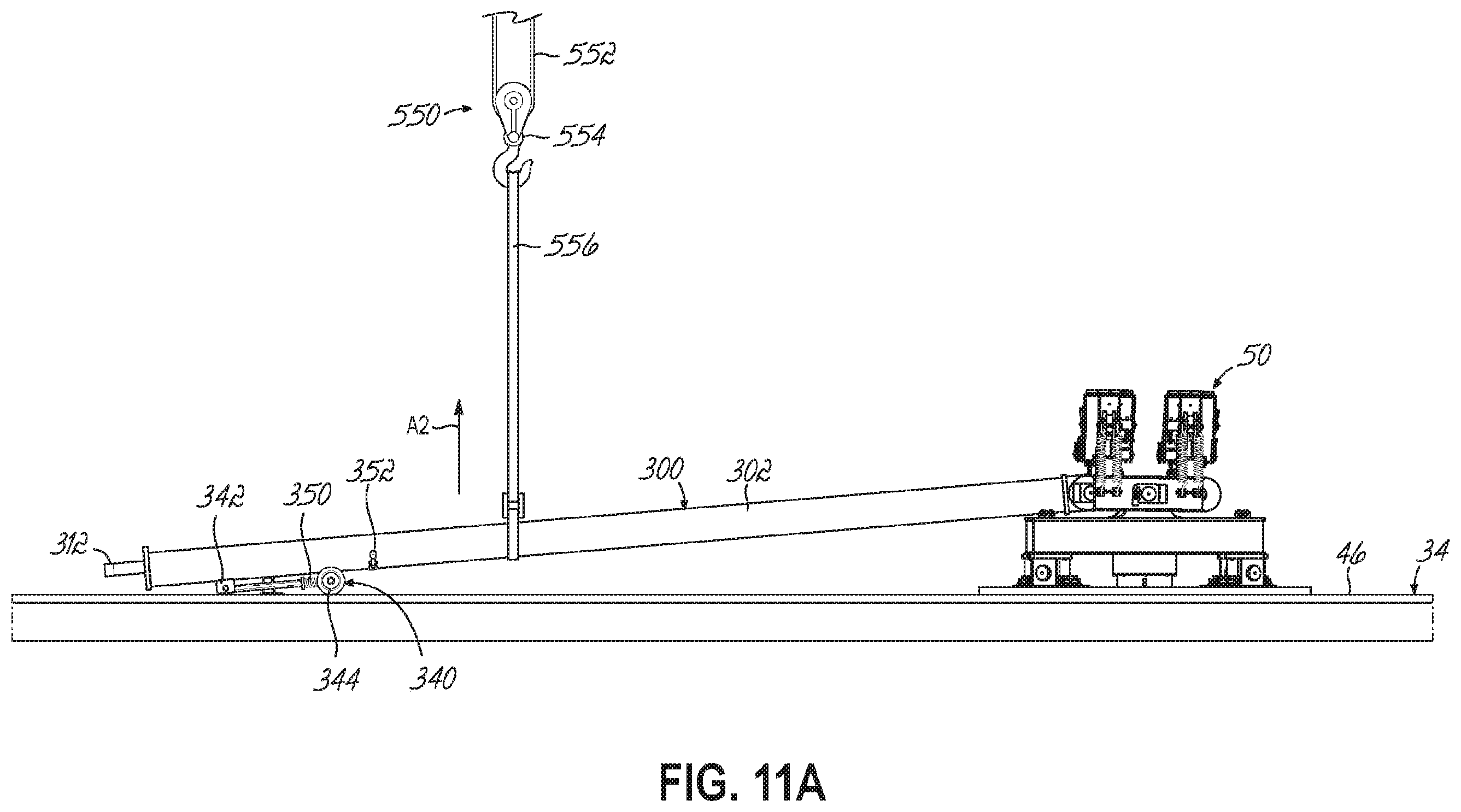 Patent US12479351 Figure 19 – Apparatuses, systems and methods for the transportation of wind turbine blades on roadways