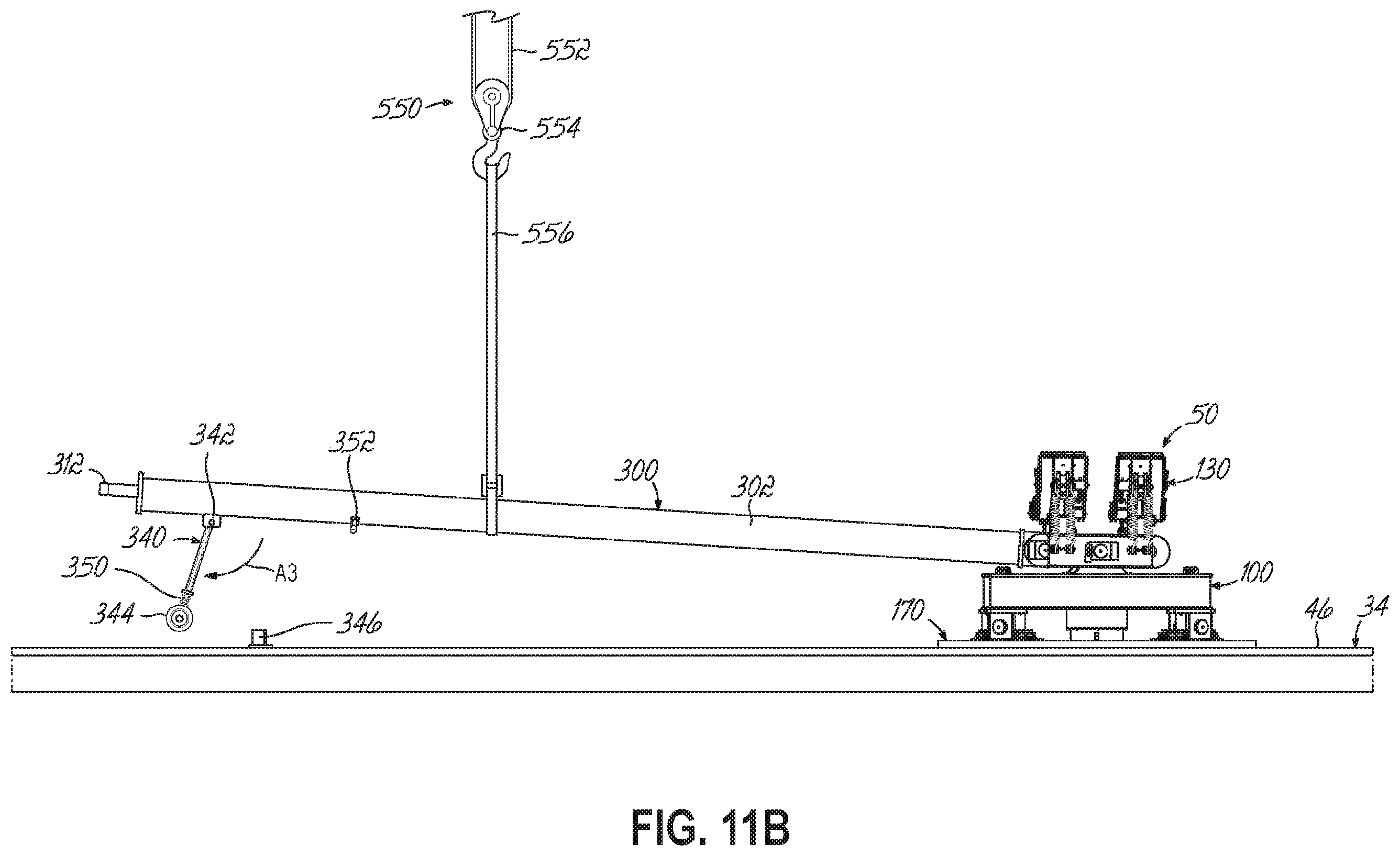 Patent US12479351 Figure 20 – Apparatuses, systems and methods for the transportation of wind turbine blades on roadways