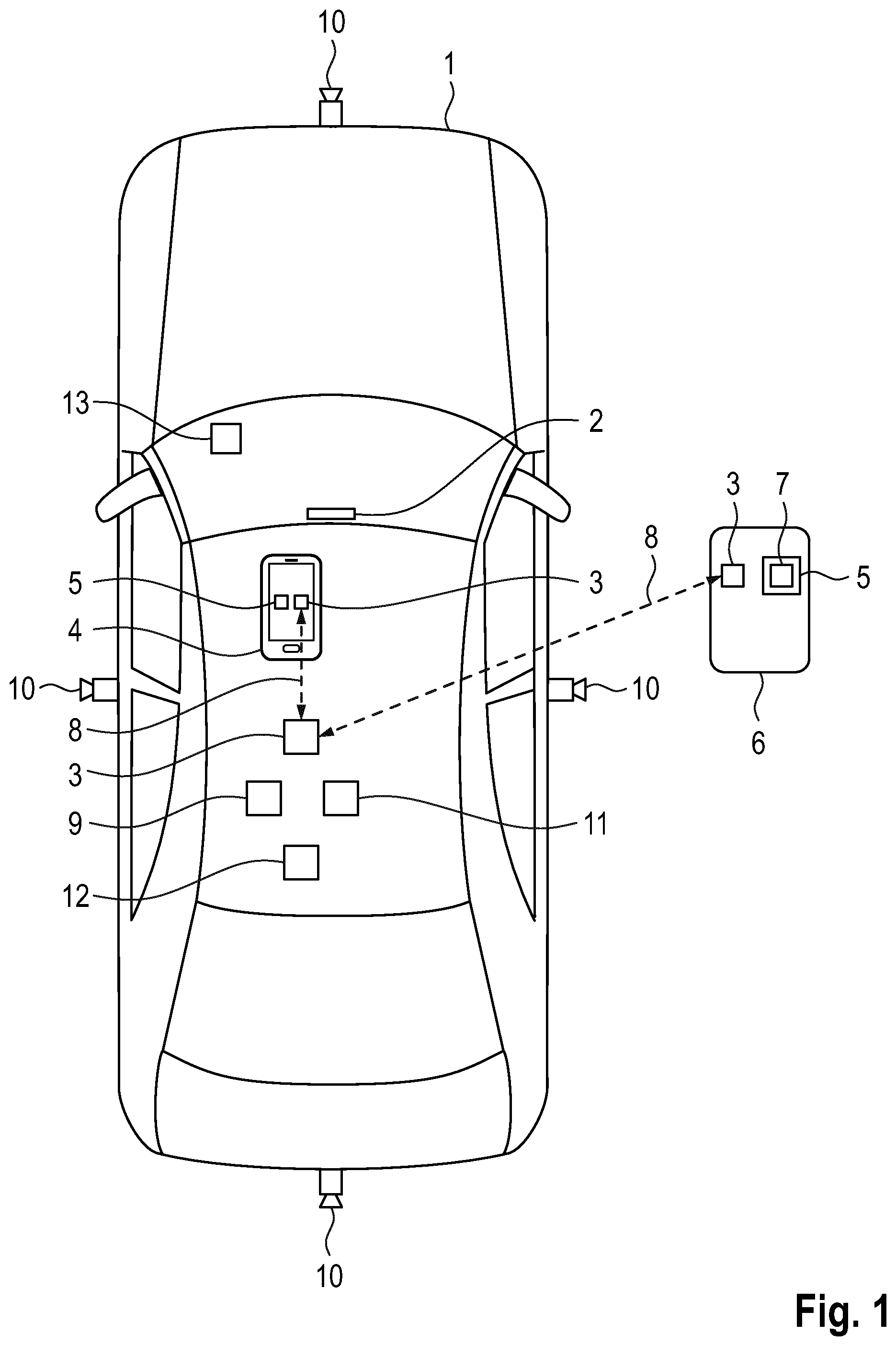 Patent US12479359 Figure 1 – Method for controlling a lighting device of a motor vehicle