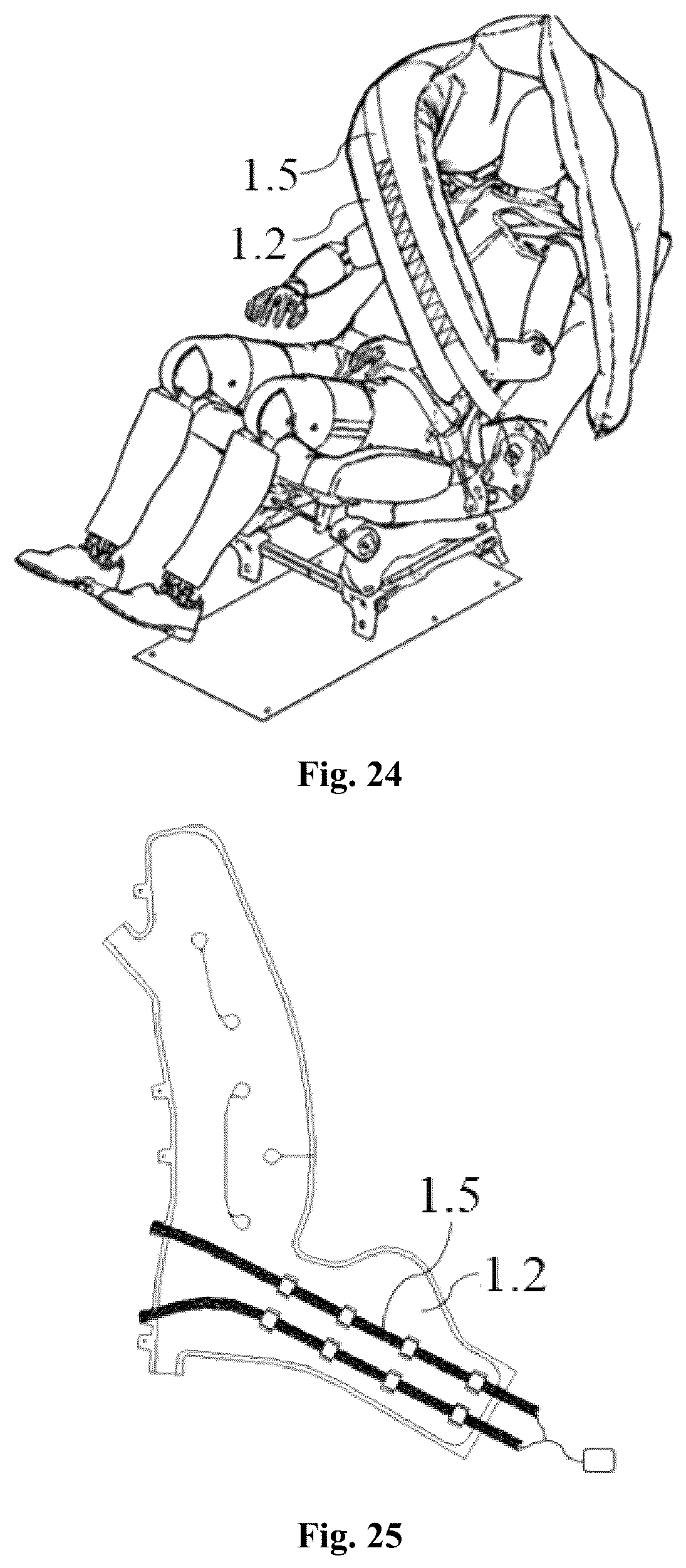 Patent US12479390 Figure 12 – Safety airbag device, vehicle seat and vehicle