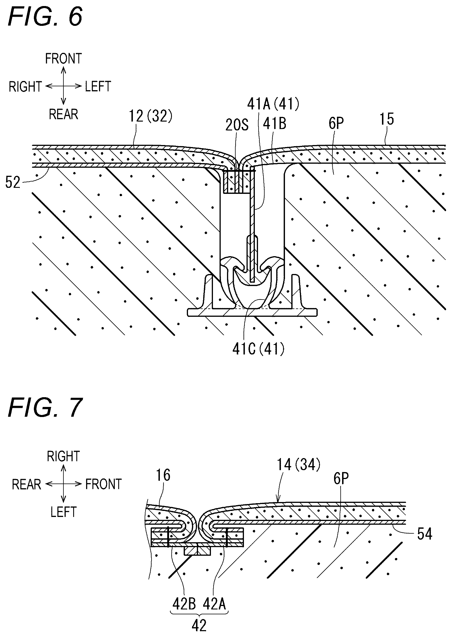 Patent US12479393 Figure 5 – Vehicle seat