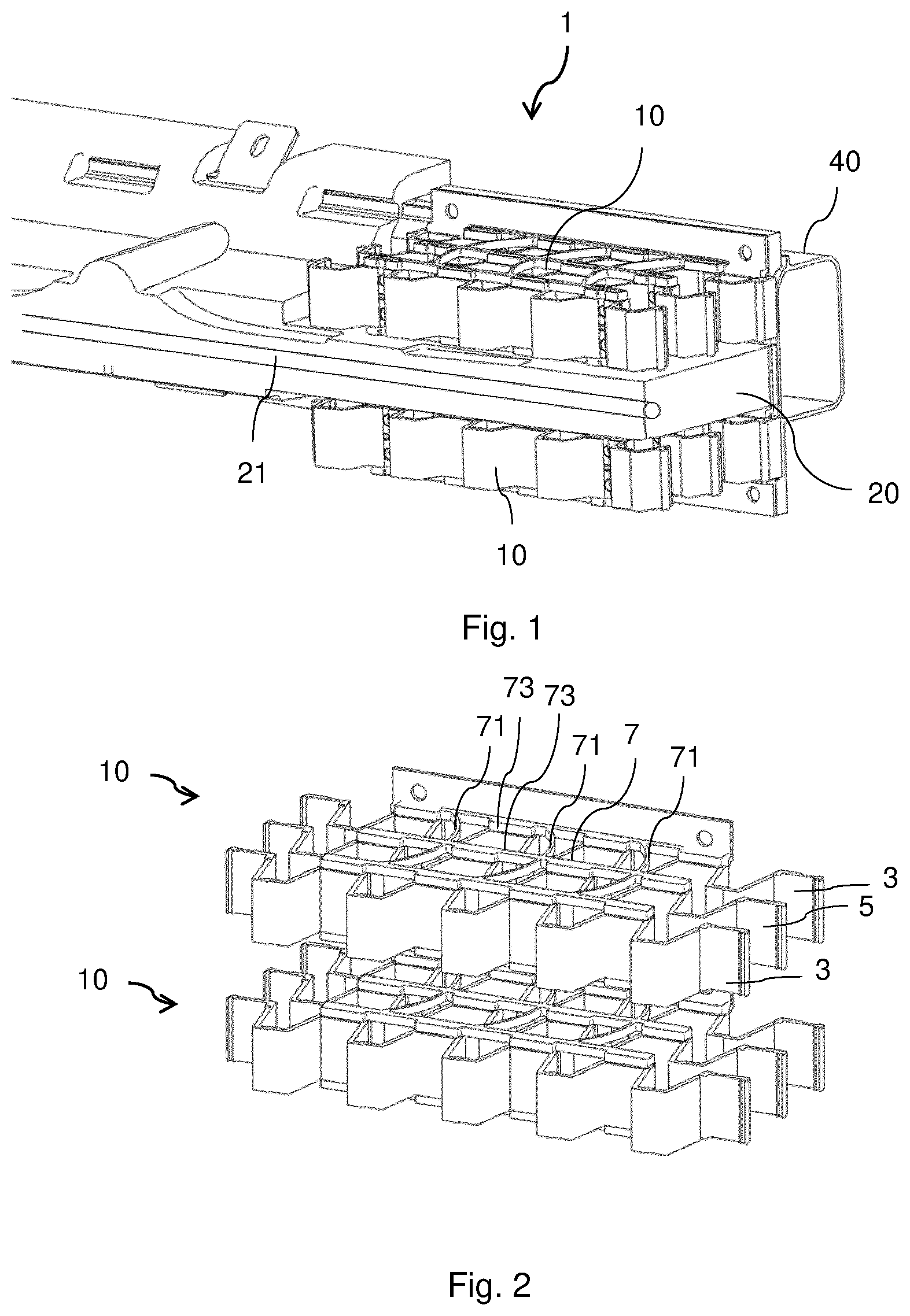 Patent US12479396 Figure 1 – Energy absorption device with pedestrian protection function for a motor vehicle