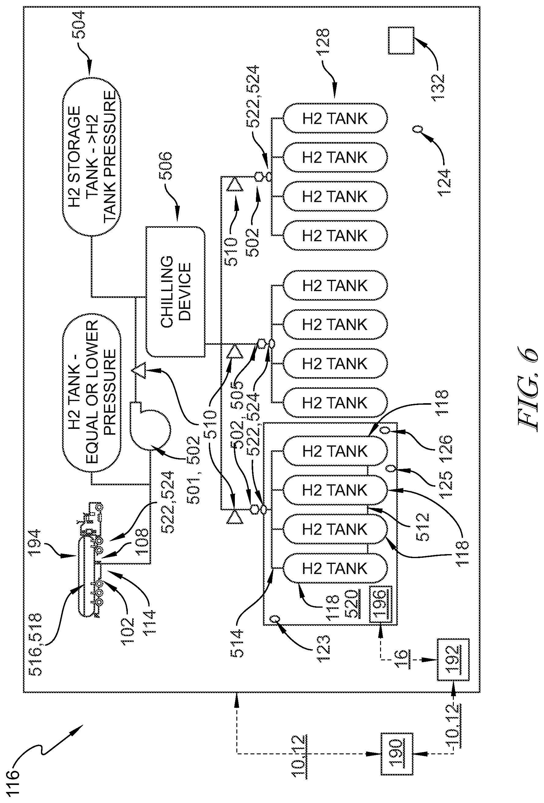 Patent US12479402 Figure 8 – Fuel refilling system and method for equipment powered by fuel