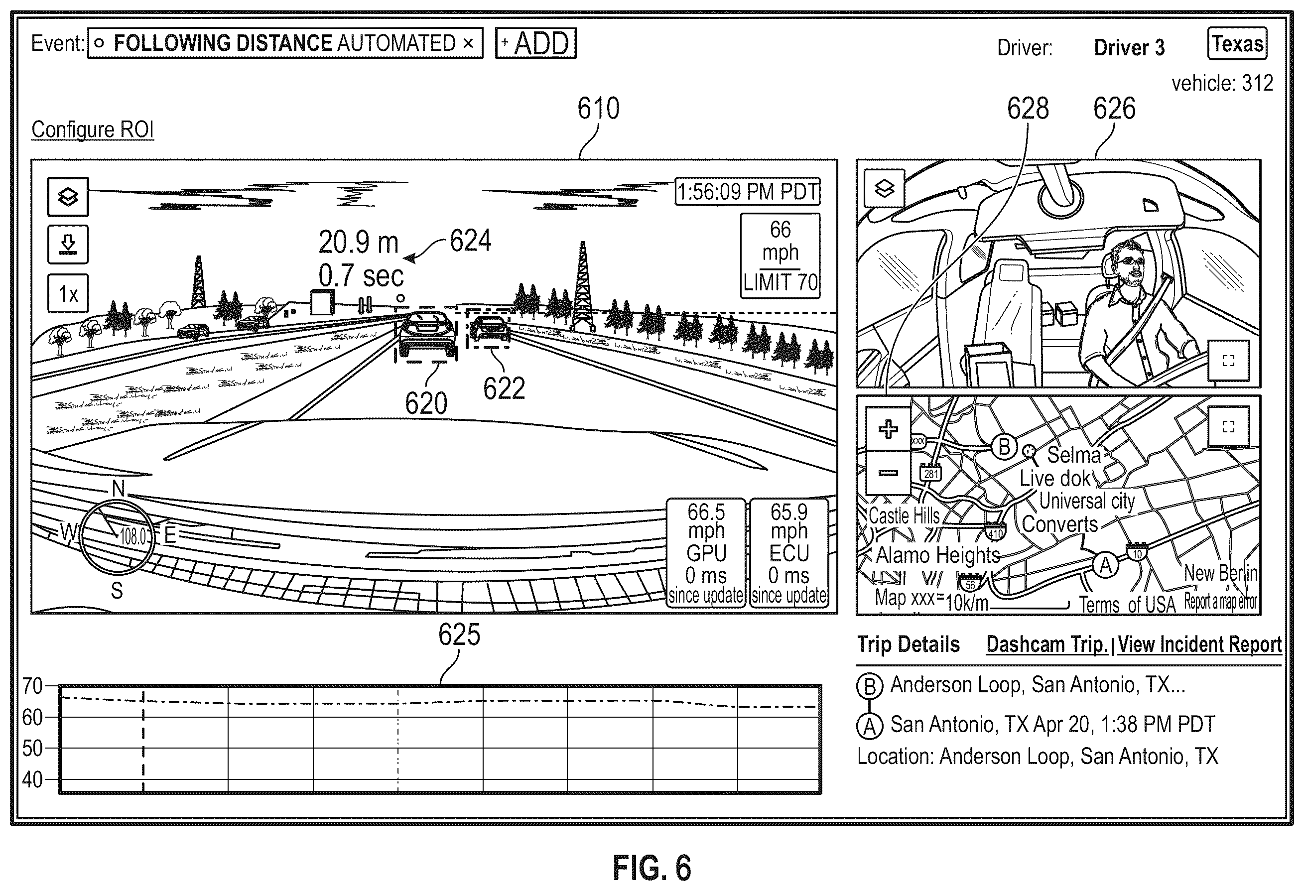 Patent US12479446 Figure 6 – Driver identification using diverse driver assignment sources