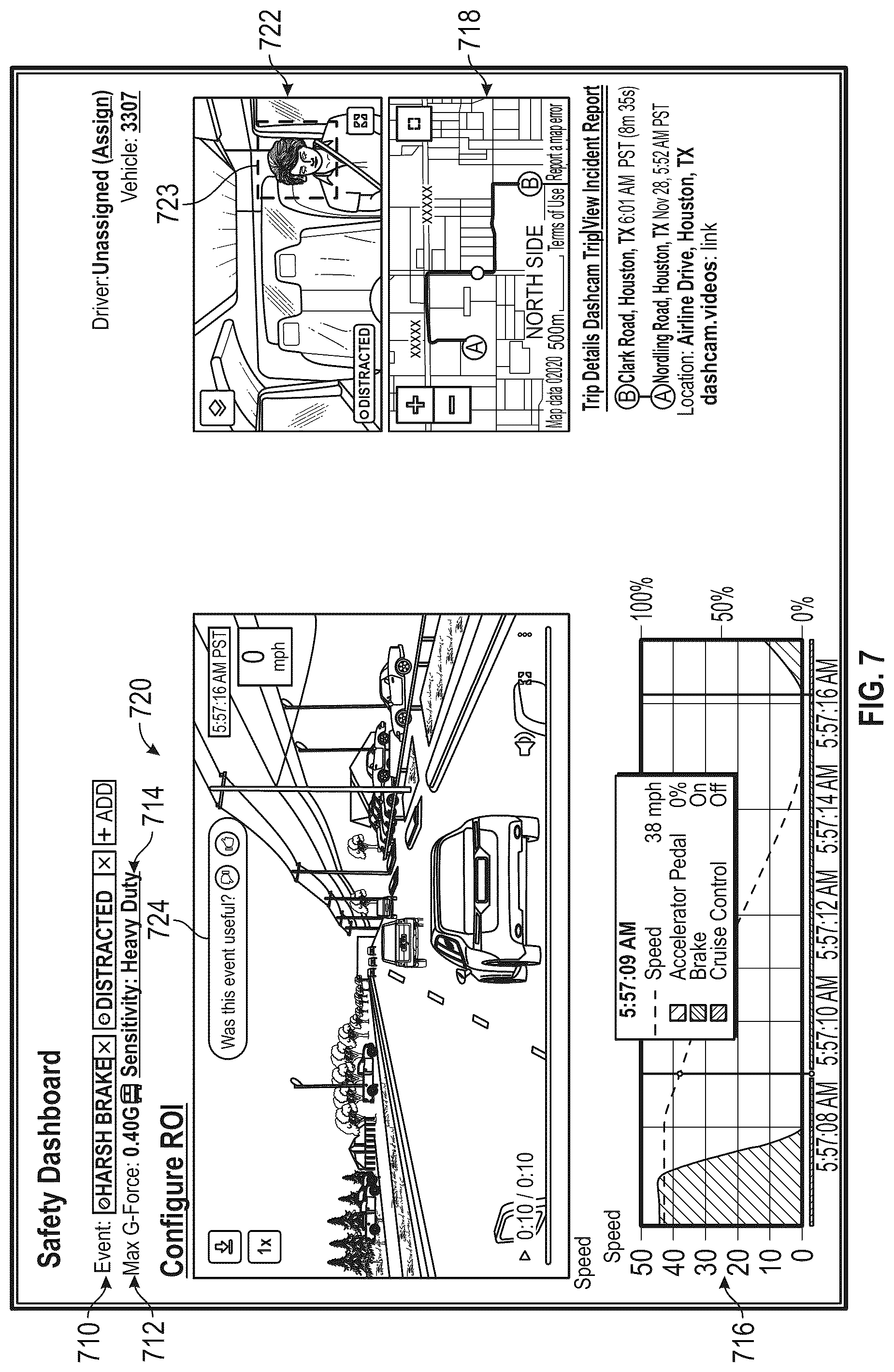 Patent US12479446 Figure 7 – Driver identification using diverse driver assignment sources