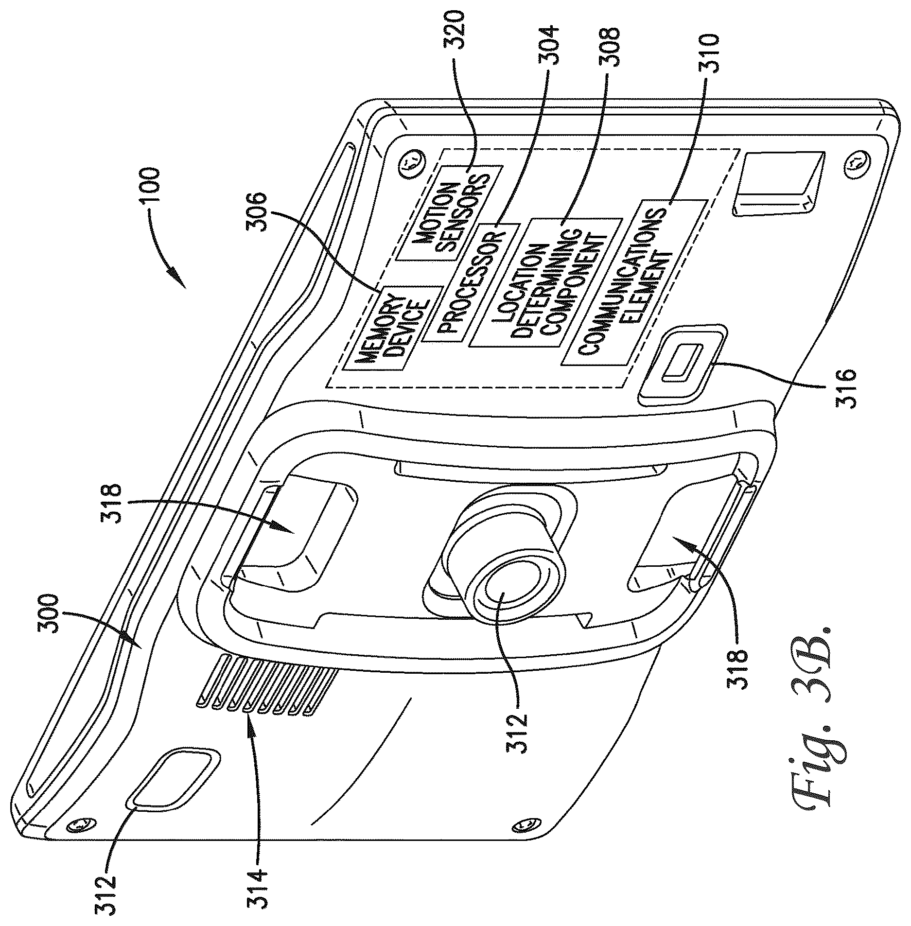 Patent US12479455 Figure 4 – Racing coach device with tire temperature sensor