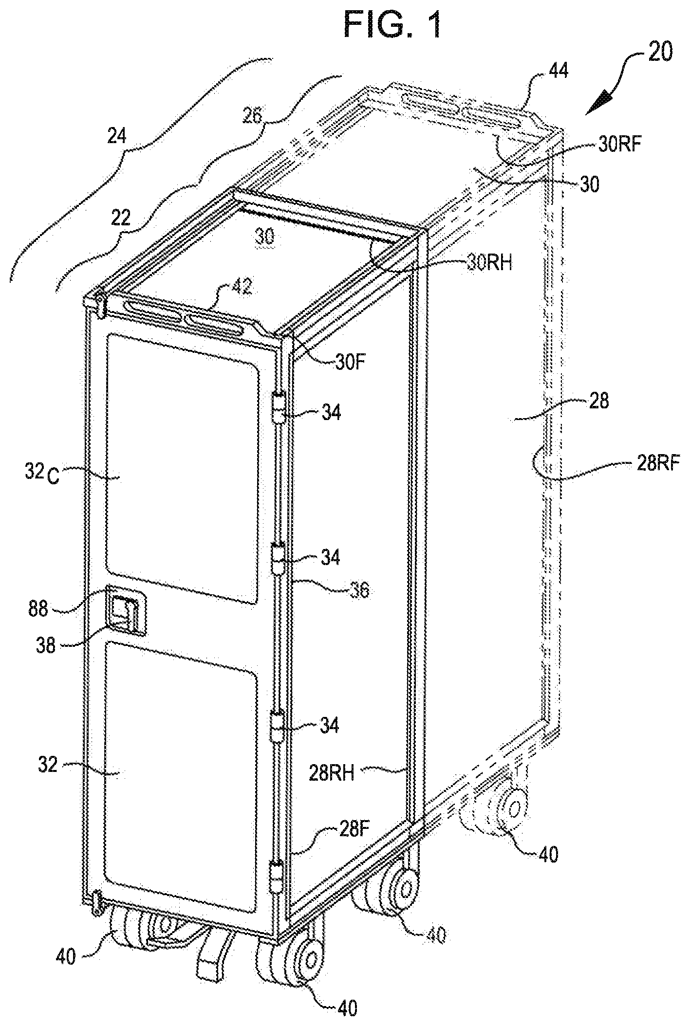 Patent US12479485 Figure 1 – Thermal cart