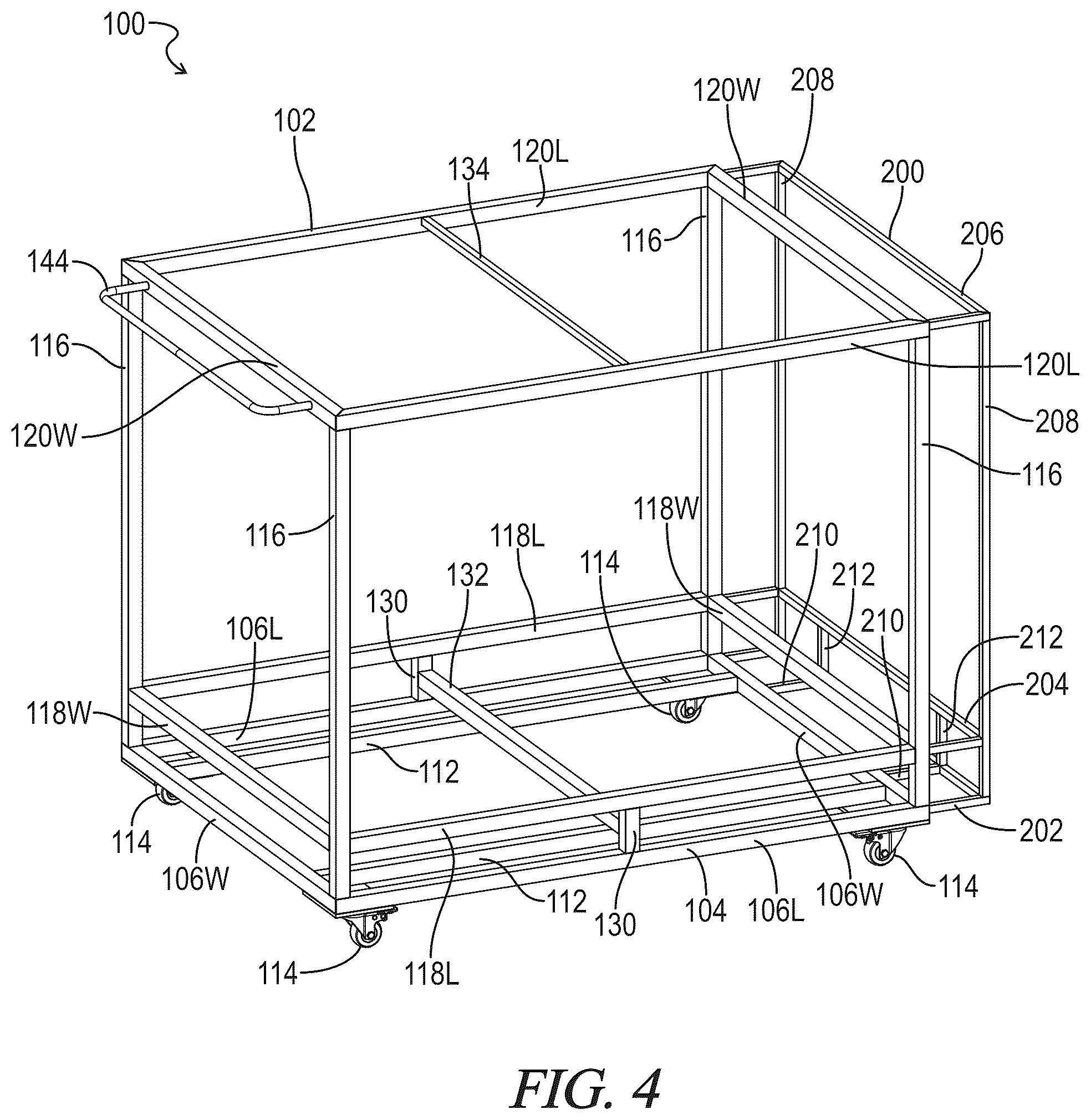 Patent US12479488 Figure 2 – Transportation cart