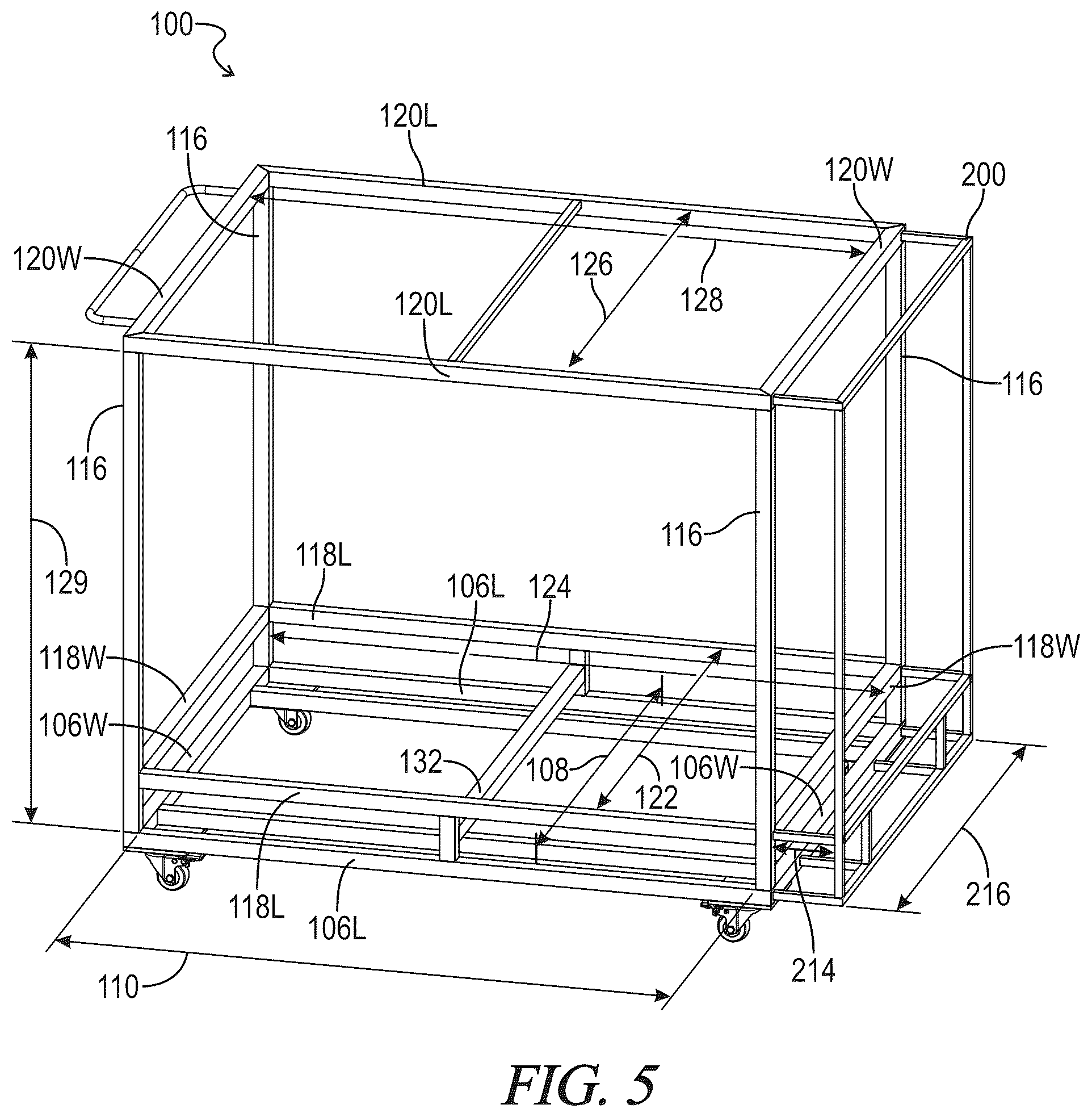 Patent US12479488 Figure 3 – Transportation cart