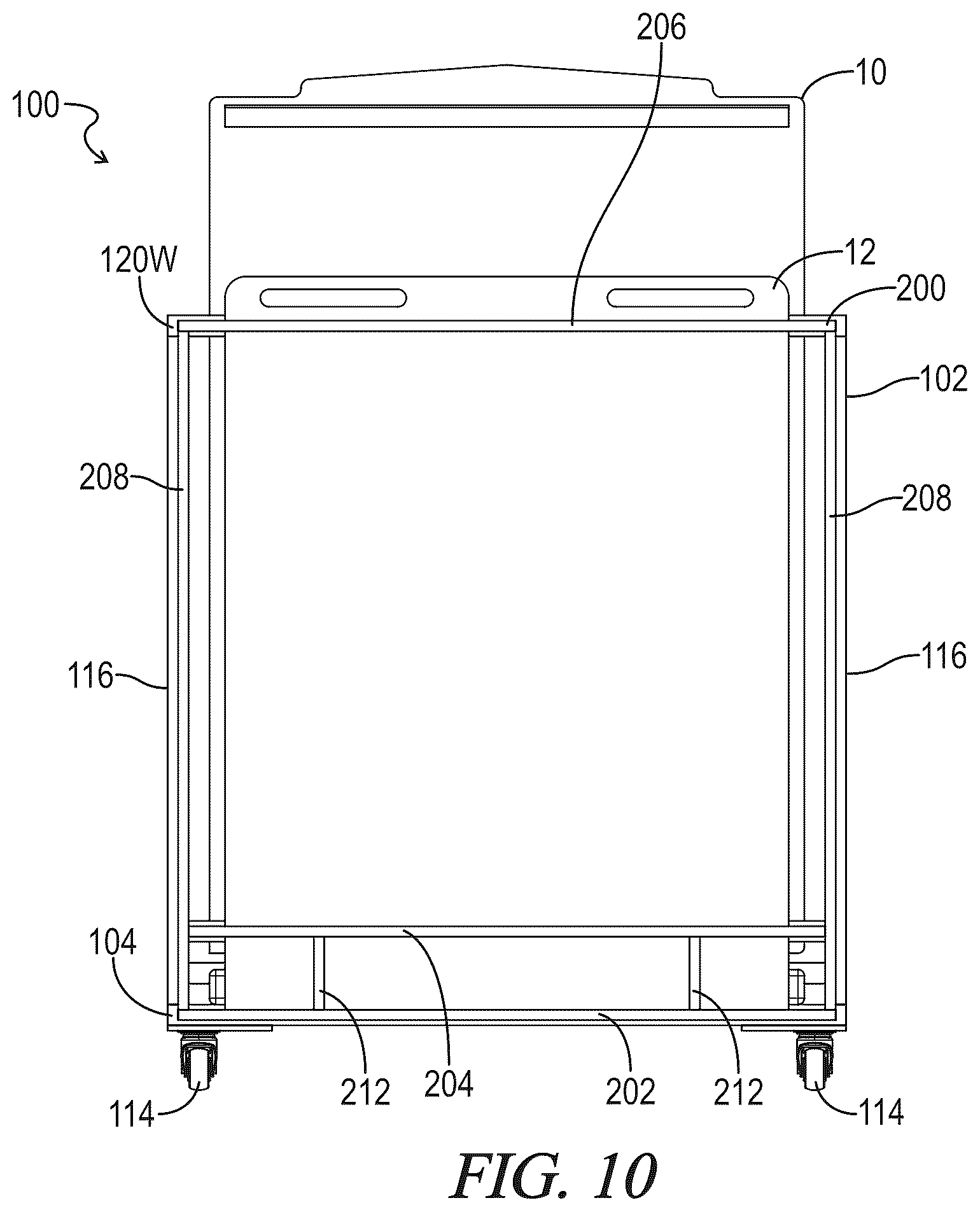 Patent US12479488 Figure 8 – Transportation cart