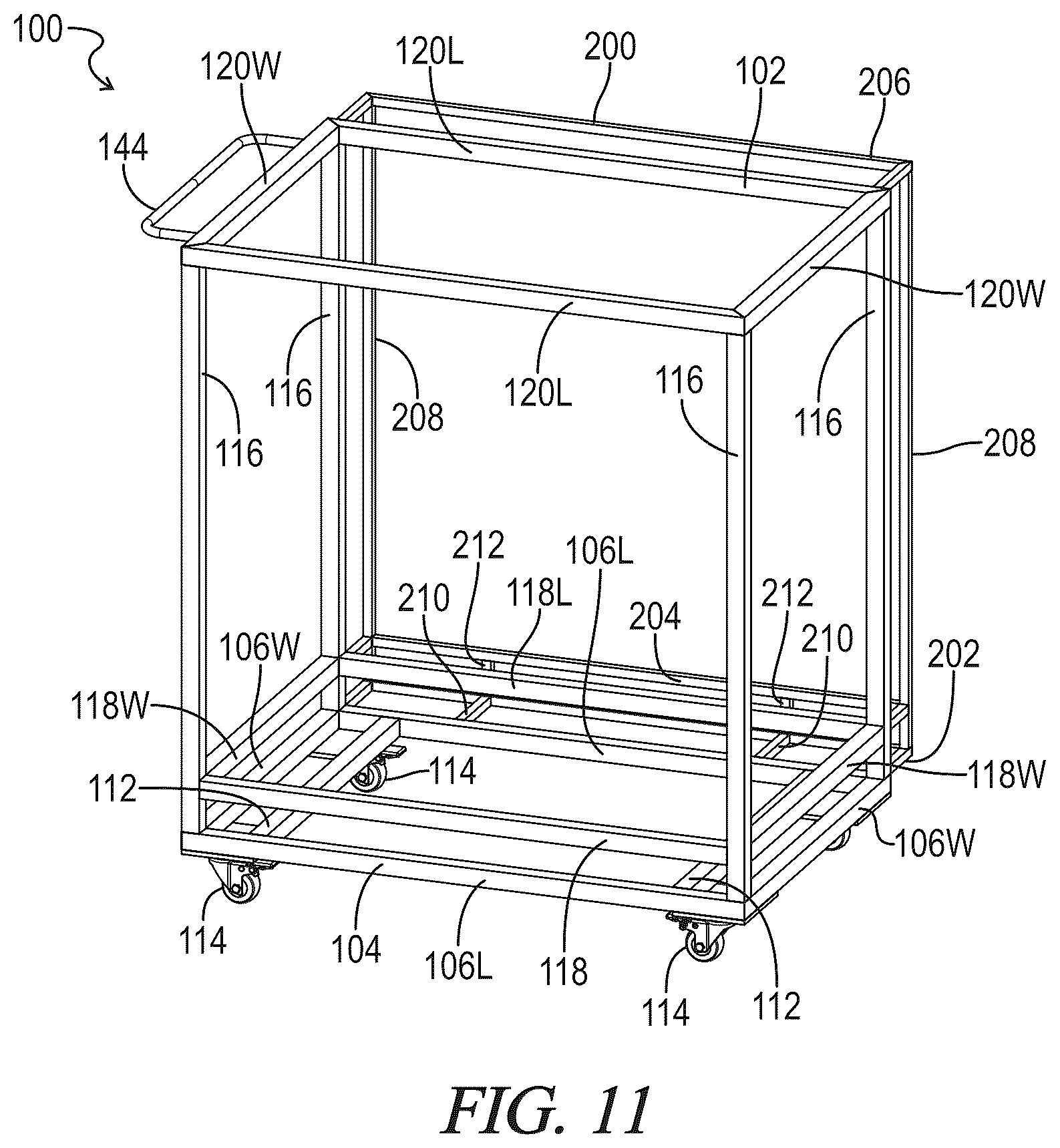 Patent US12479488 Figure 9 – Transportation cart