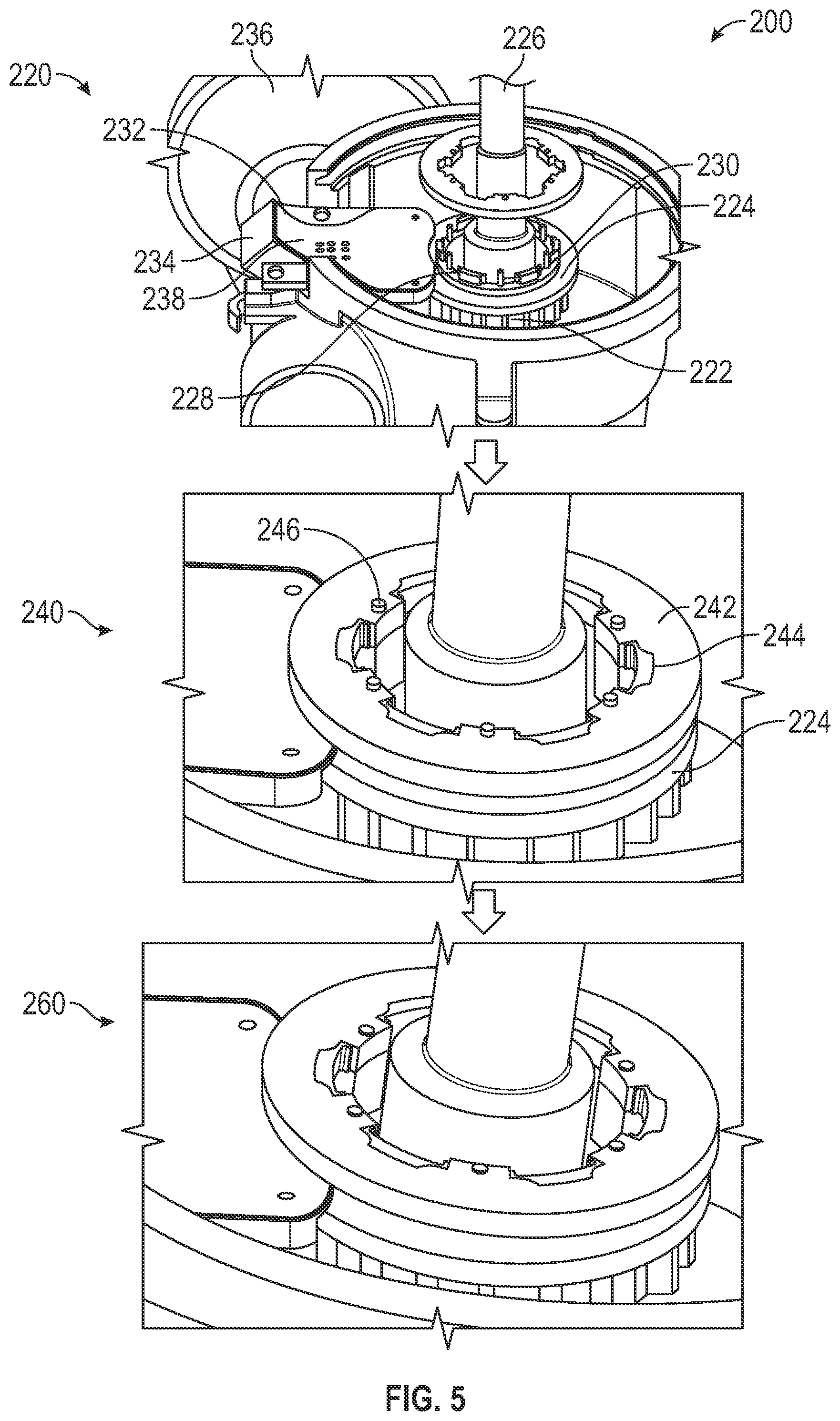 Patent US12479497 Figure 5 – Lower rotor assemblies for torque sensors