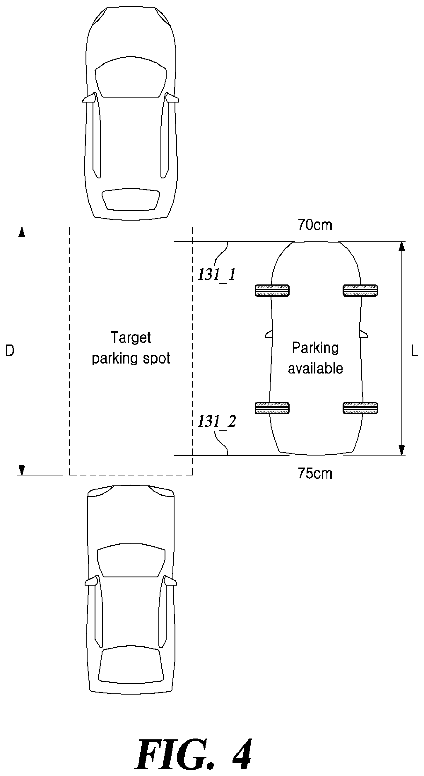 Patent US12479505 Figure 4 – Method and apparatus for providing guidelines for parking and stopping of vehicle