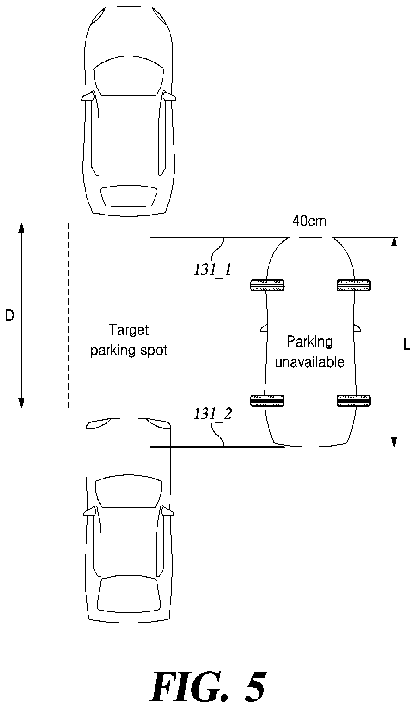 Patent US12479505 Figure 5 – Method and apparatus for providing guidelines for parking and stopping of vehicle