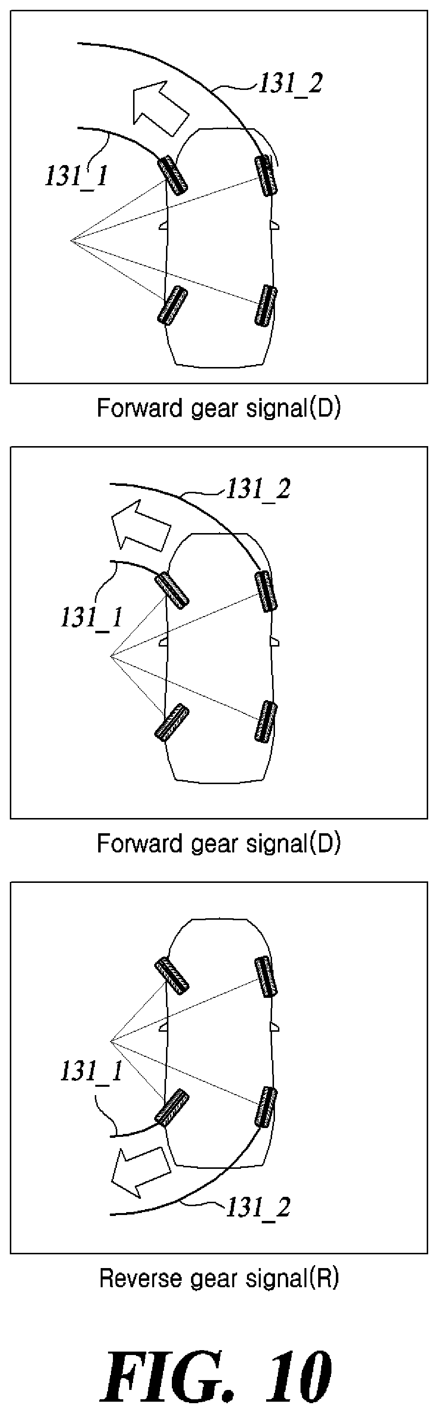 Patent US12479505 Figure 10 – Method and apparatus for providing guidelines for parking and stopping of vehicle