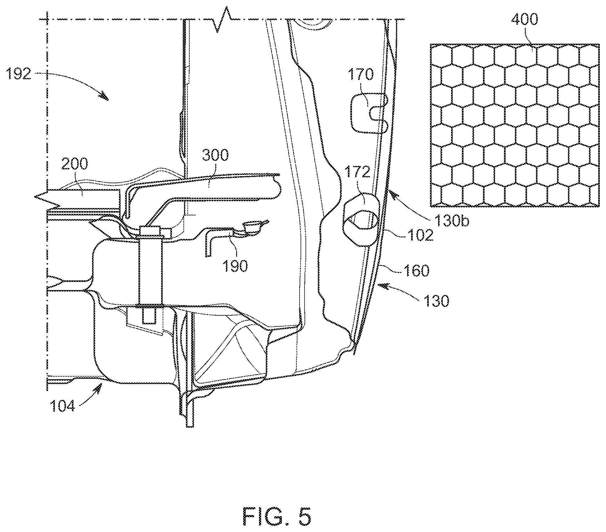 Patent US12479507 Figure 5 – Side structure for a vehicle