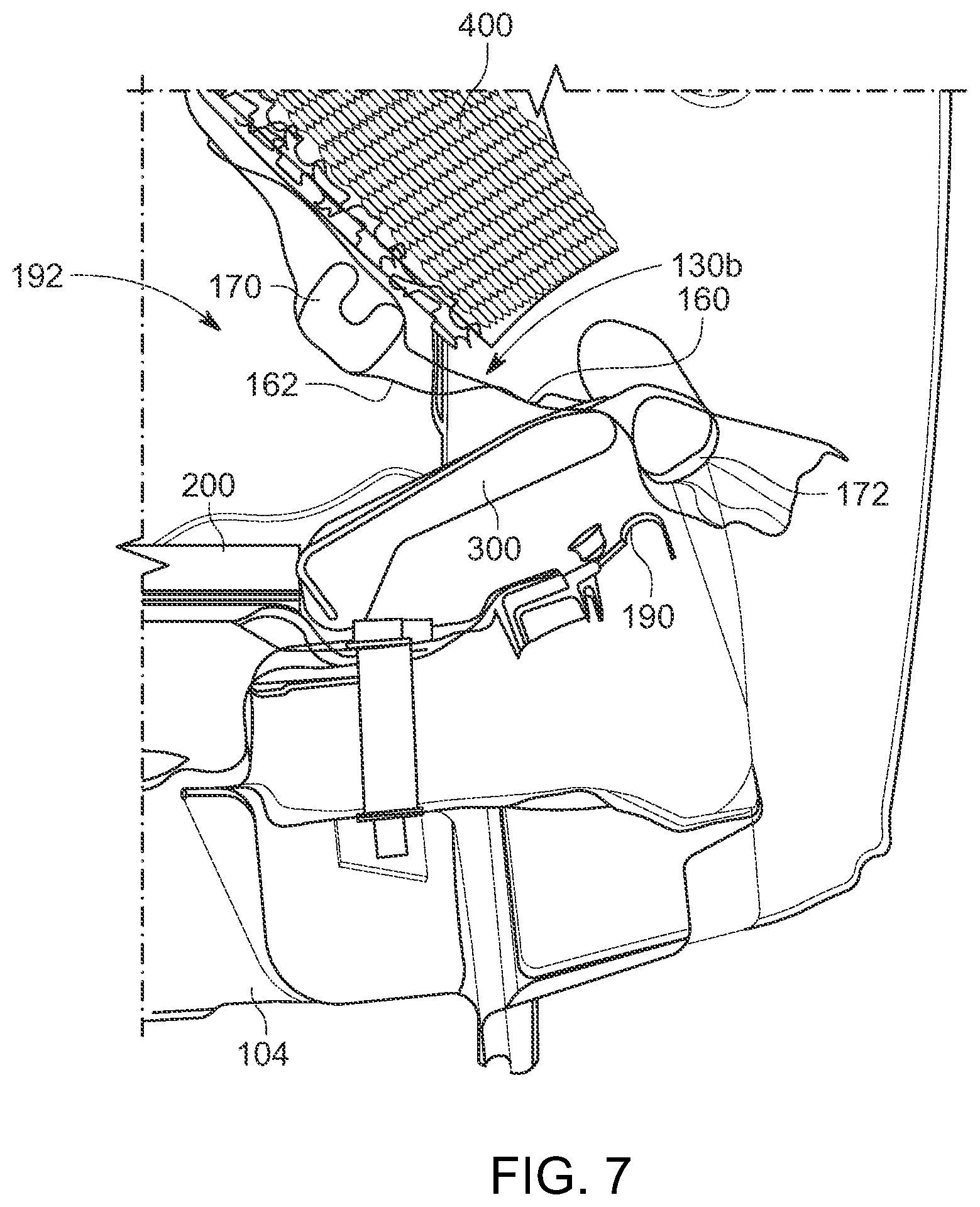 Patent US12479507 Figure 7 – Side structure for a vehicle